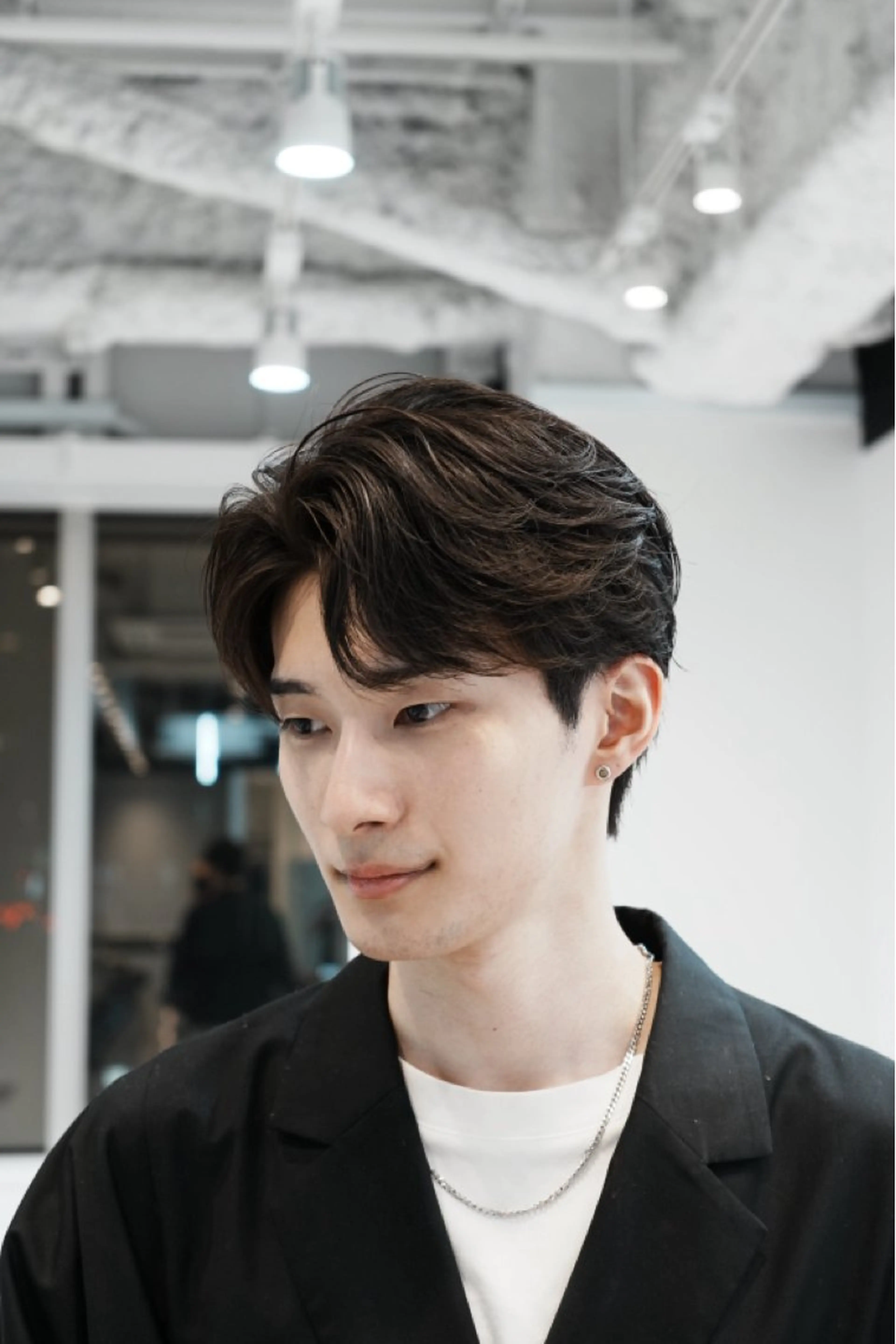 ショート パーマ メンズ フェザーパーマ メンズパーマ メンズ特化型美容師 sakuraのヘアスタイル