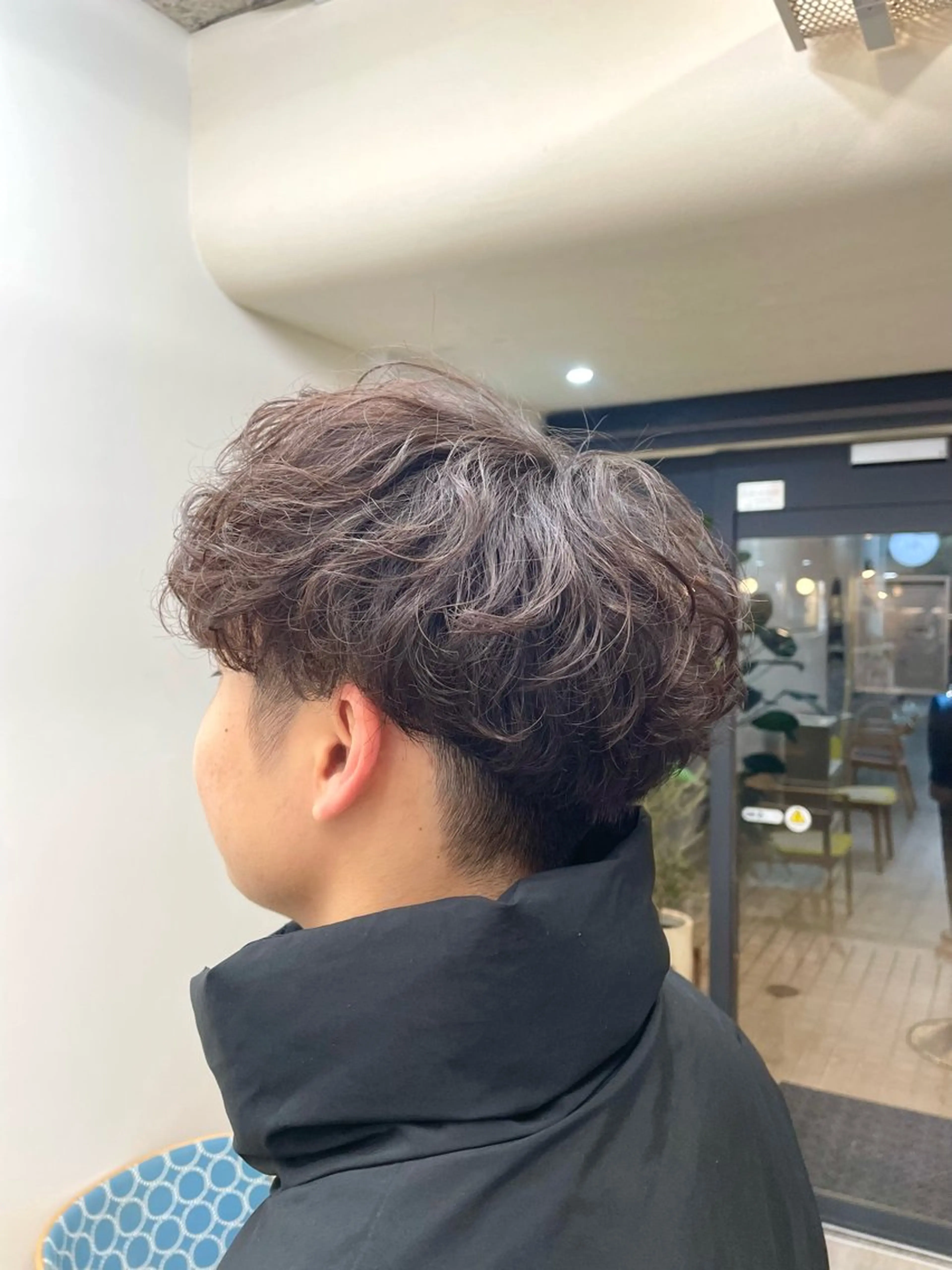 パーマ メンズ カット パーマ Nest千葉颯 パーマモデル募集のヘアスタイル