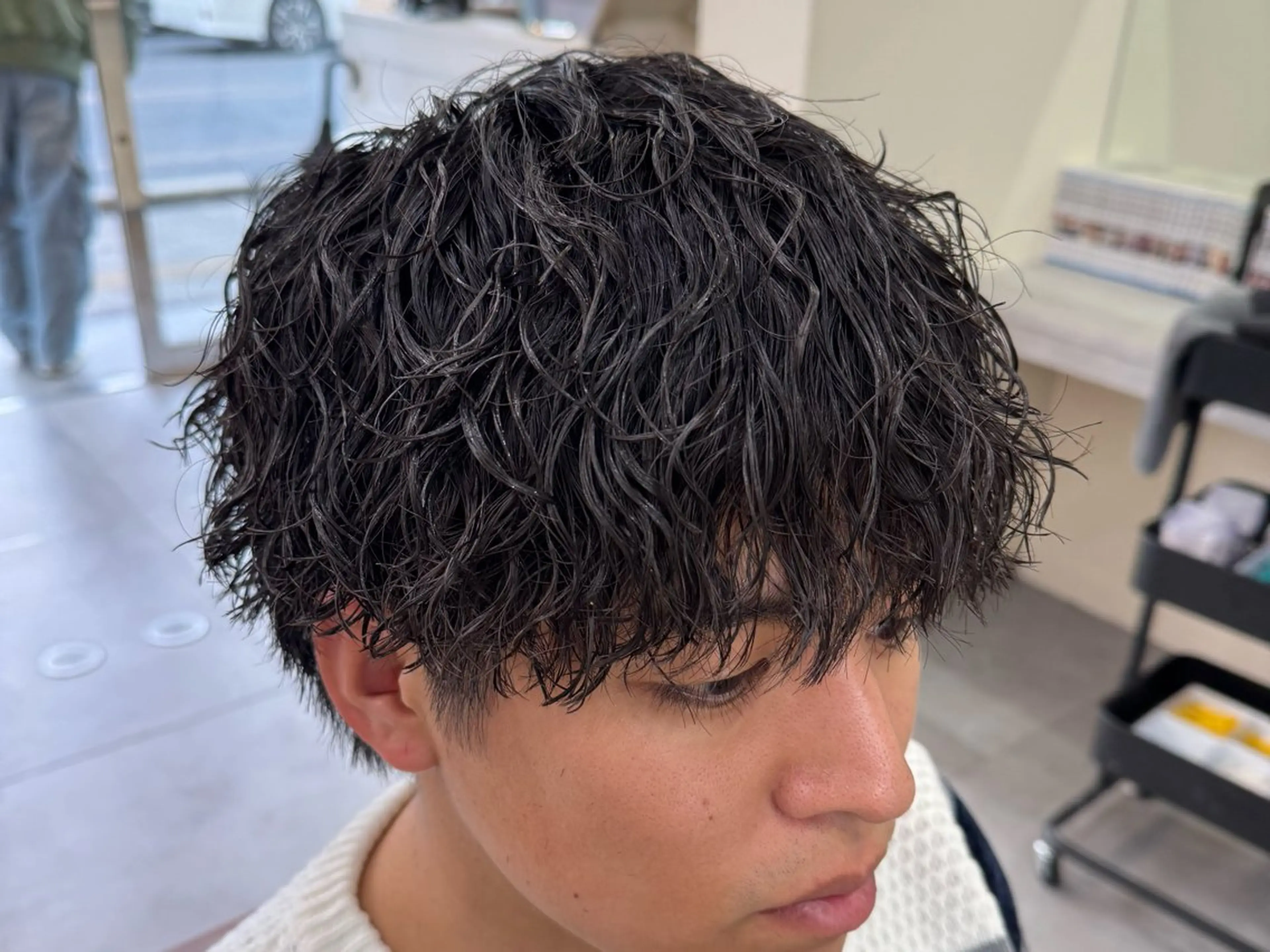 パーマ メンズ パーマ/京都駅 /メンズ/藤井 翔のヘアスタイル