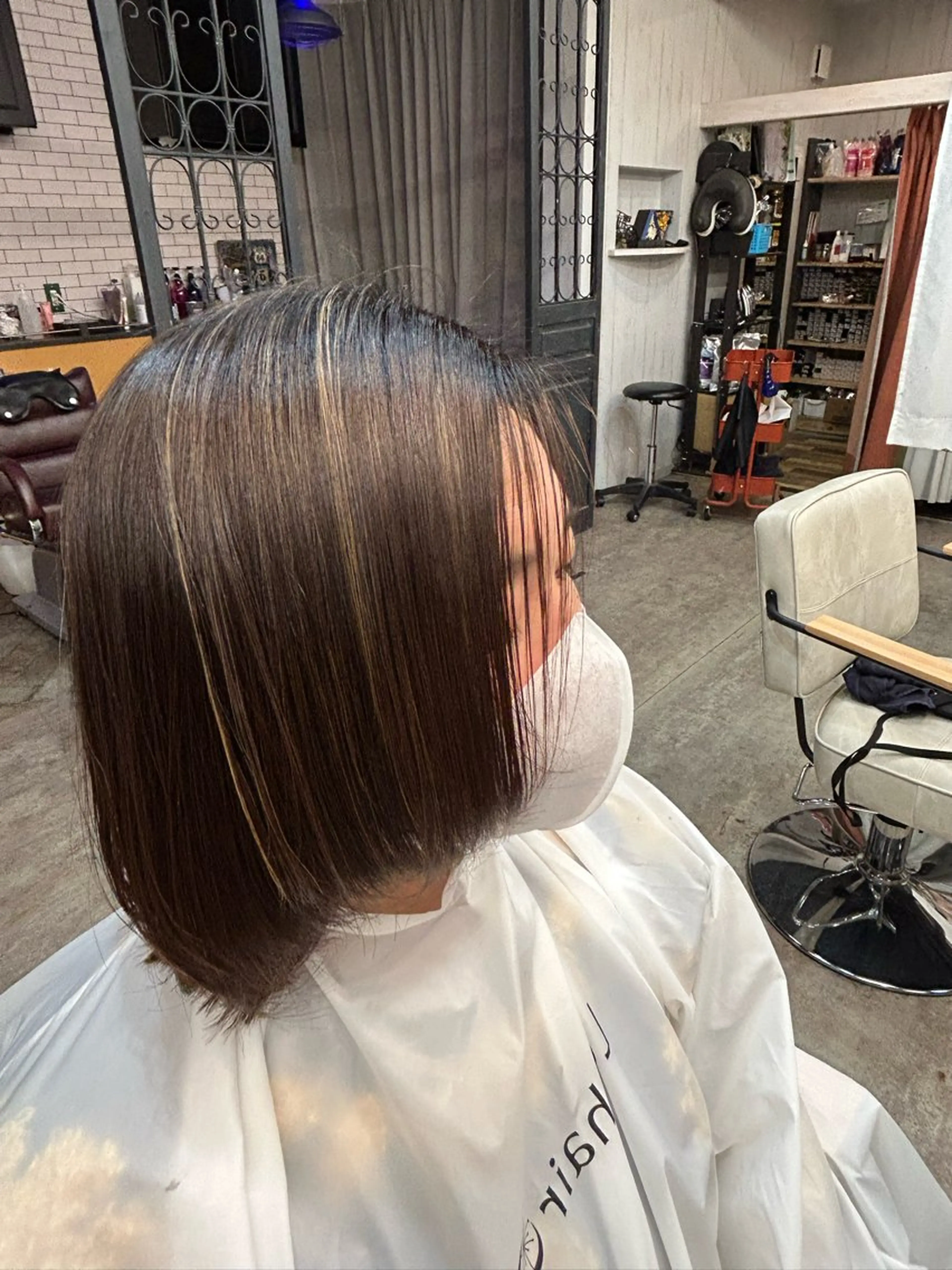 ミディアム 松田 沙織のヘアスタイル