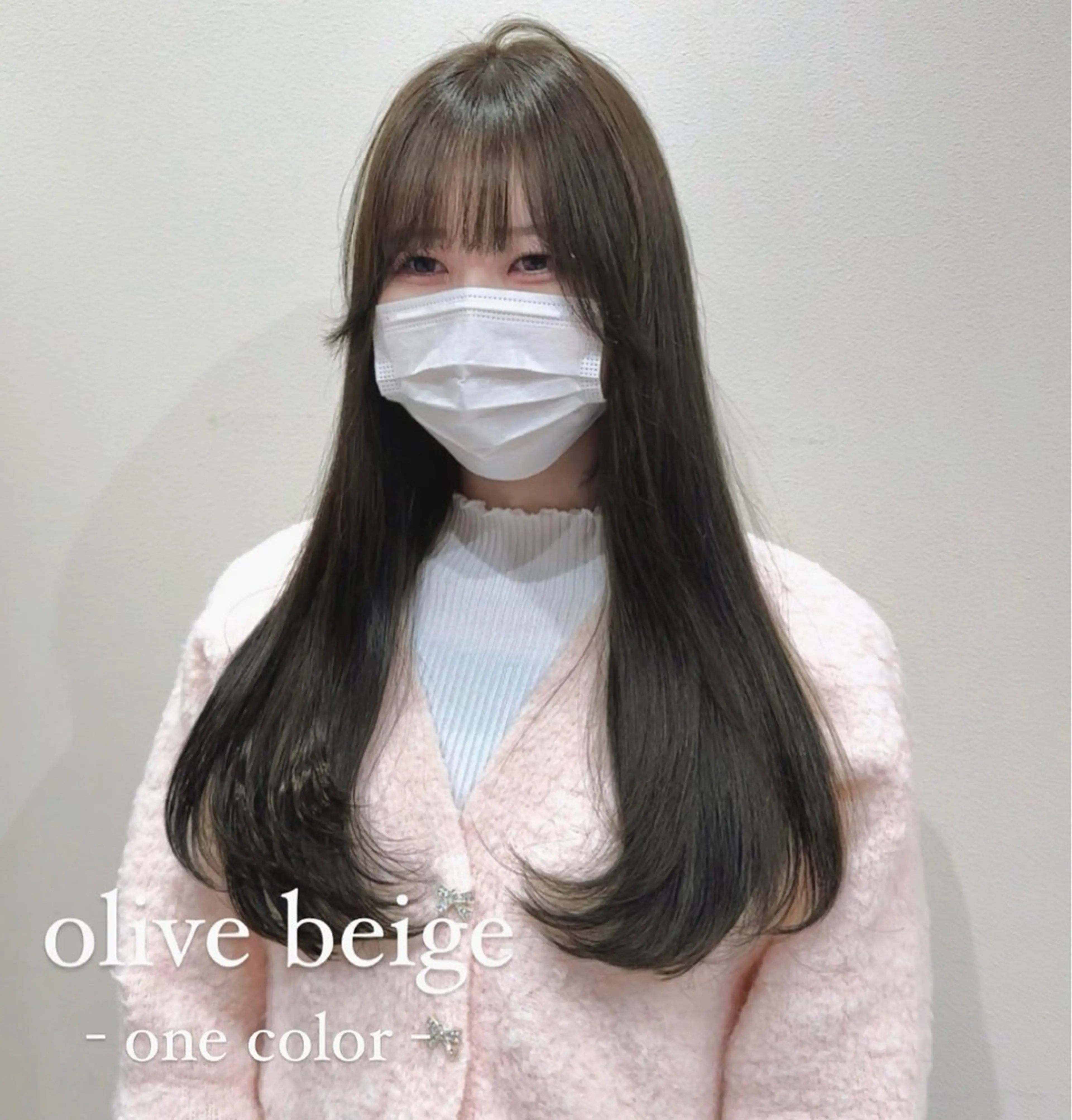 ロング カラー ヘアカラー トリートメント ワンホン×髪質改善 つのーか🩶‪🫧のヘアスタイル