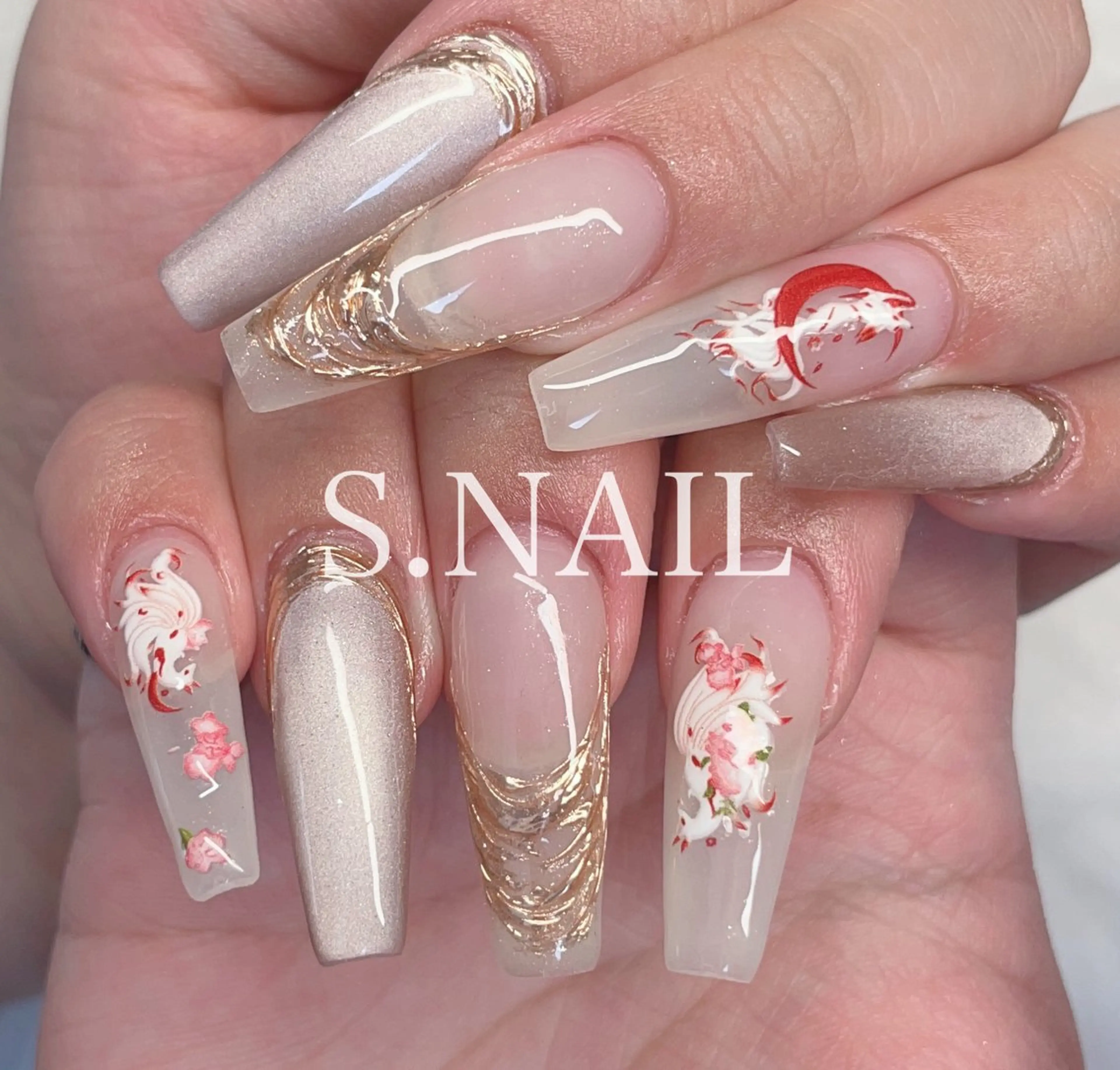 ネイル ハンドネイル S♡NAIL所属・S.NAIL Suuのネイルデザイン