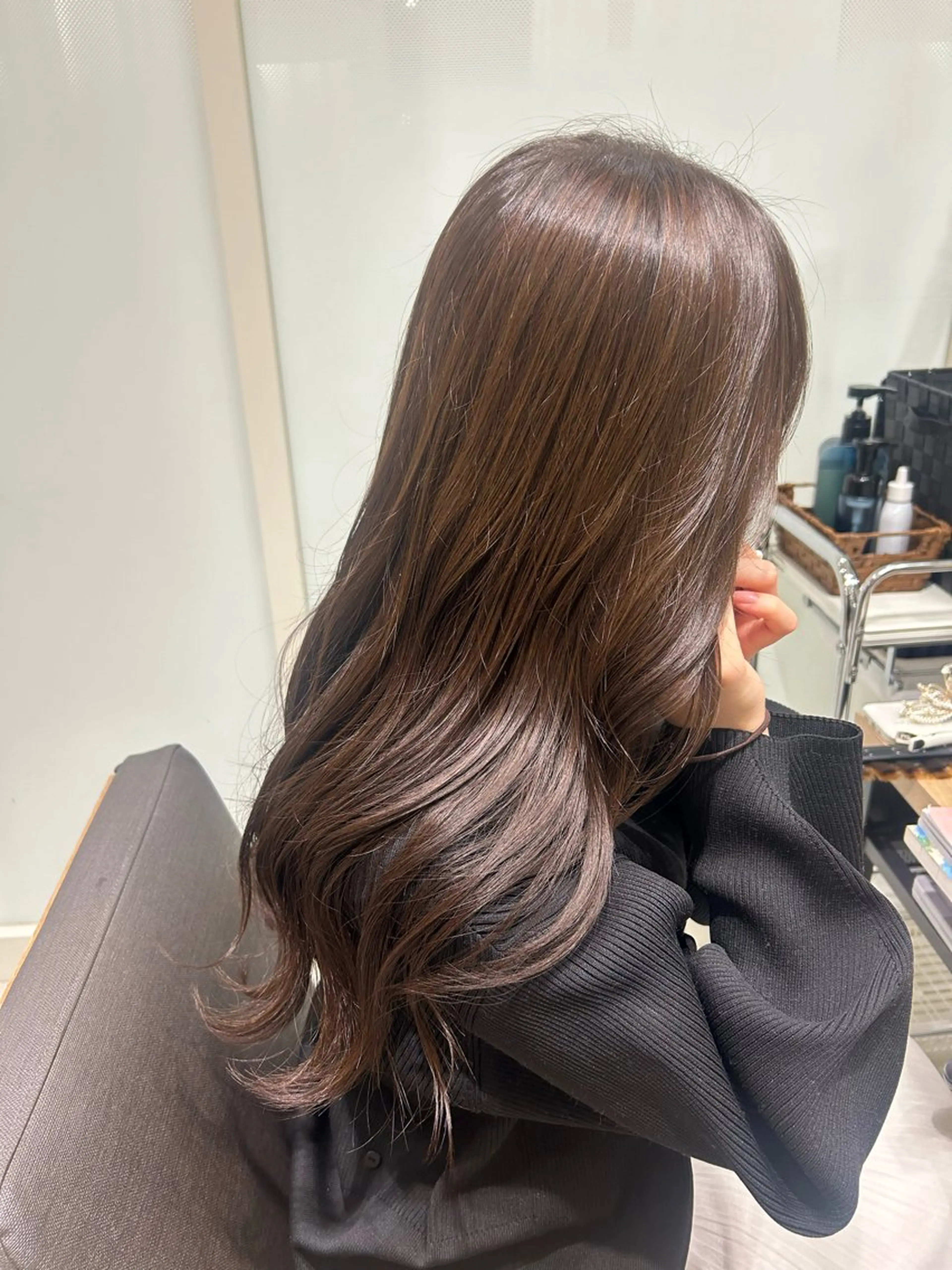 ロング カラー カット ヘアカラー 🫧透明感カラー/ 青山瑞季🫧のヘアスタイル