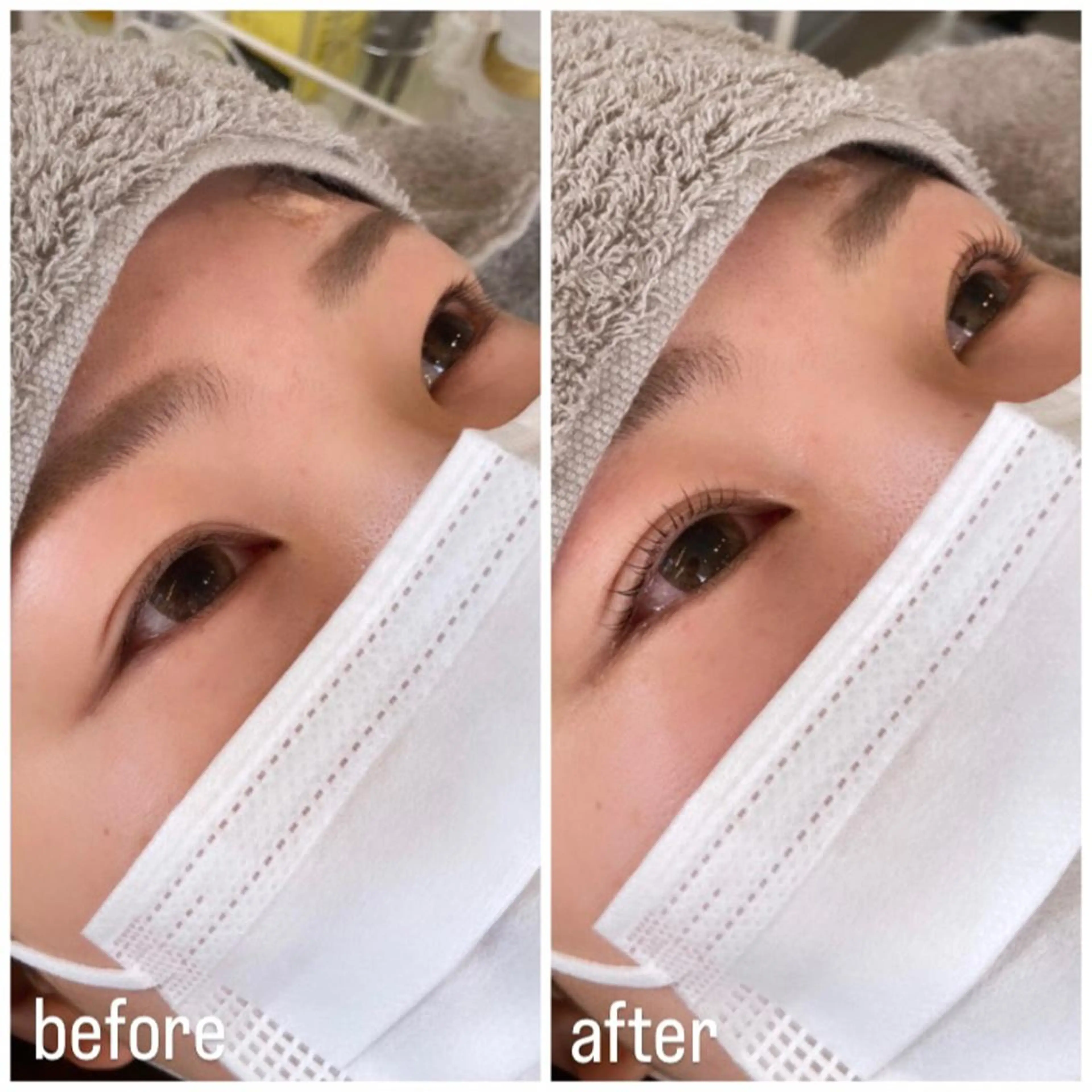 マツエク・マツパ パリジェンヌラッシュリフト 【Amber】 Kurumiのマツエク・マツパデザイン