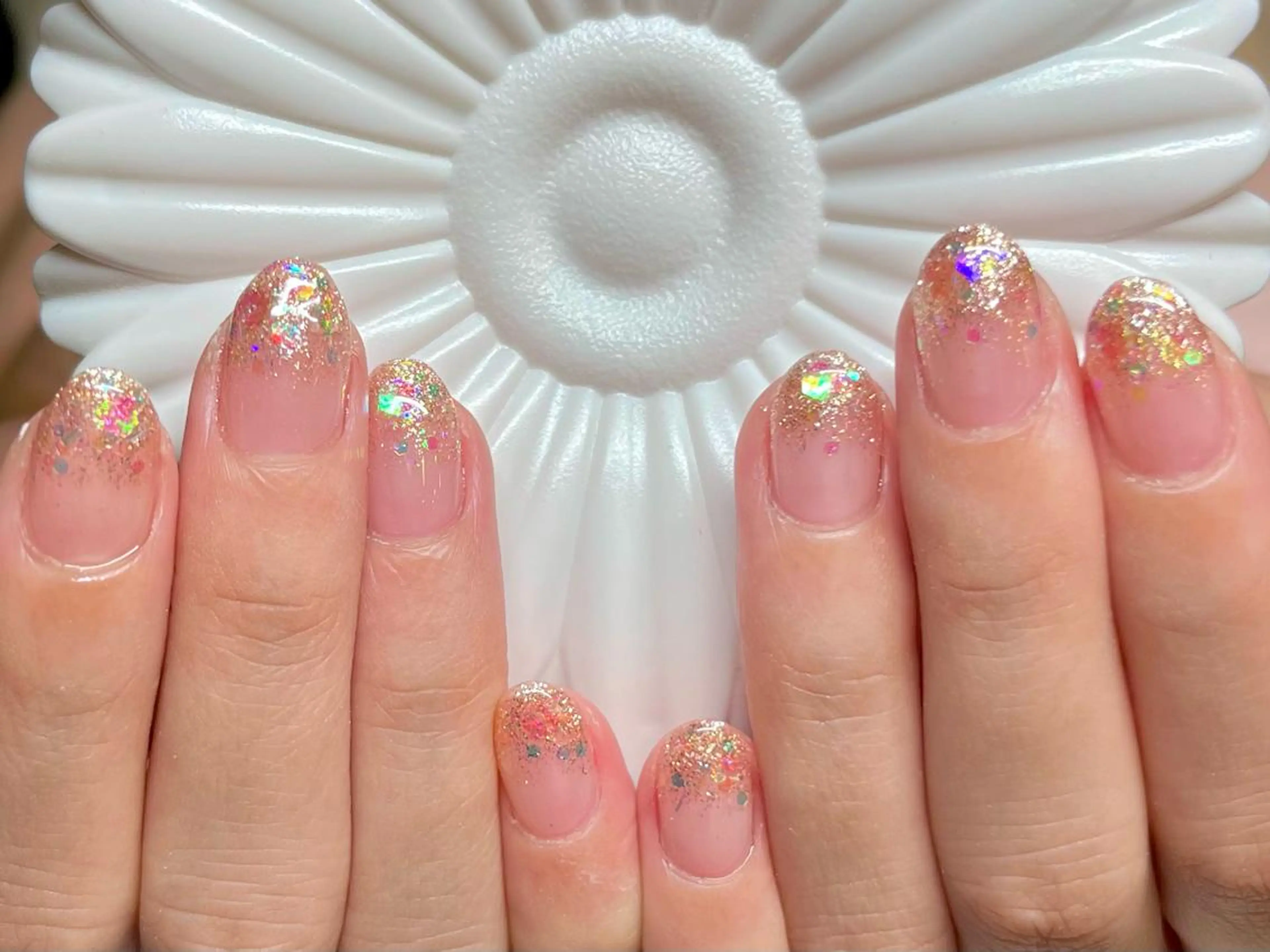 ショート カラー ネイル アートネイル オフィスネイル ワンカラーネイル ショートネイル ネイルサロン　リリーブランシュ所属・森 瑞紀のネイルデザイン