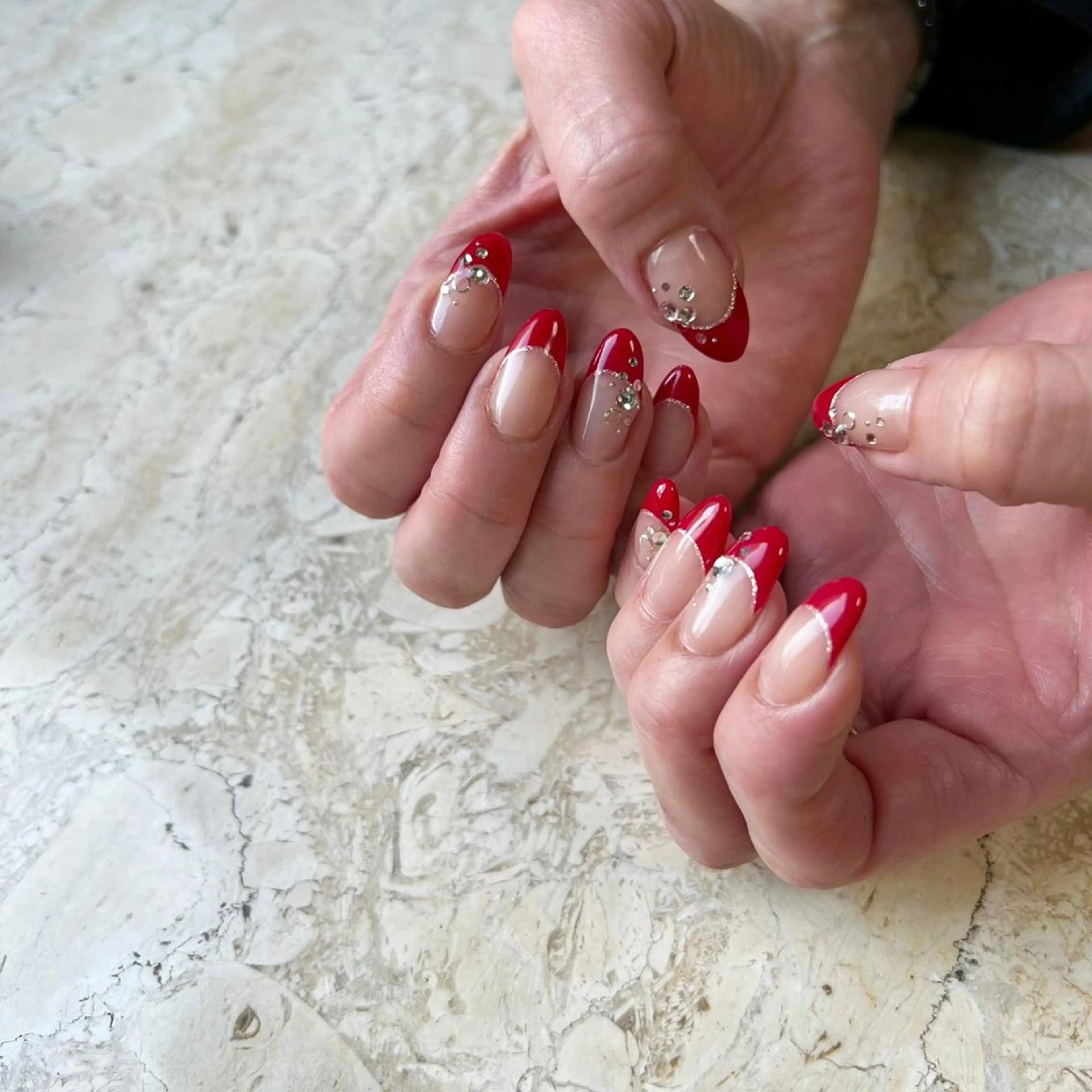 ネイル アニマル柄 アートネイル フレンチネイル ジェルネイル 韓国ネイル ハンドネイル フットネイル nail salon mieux(ミュー)のネイルデザイン