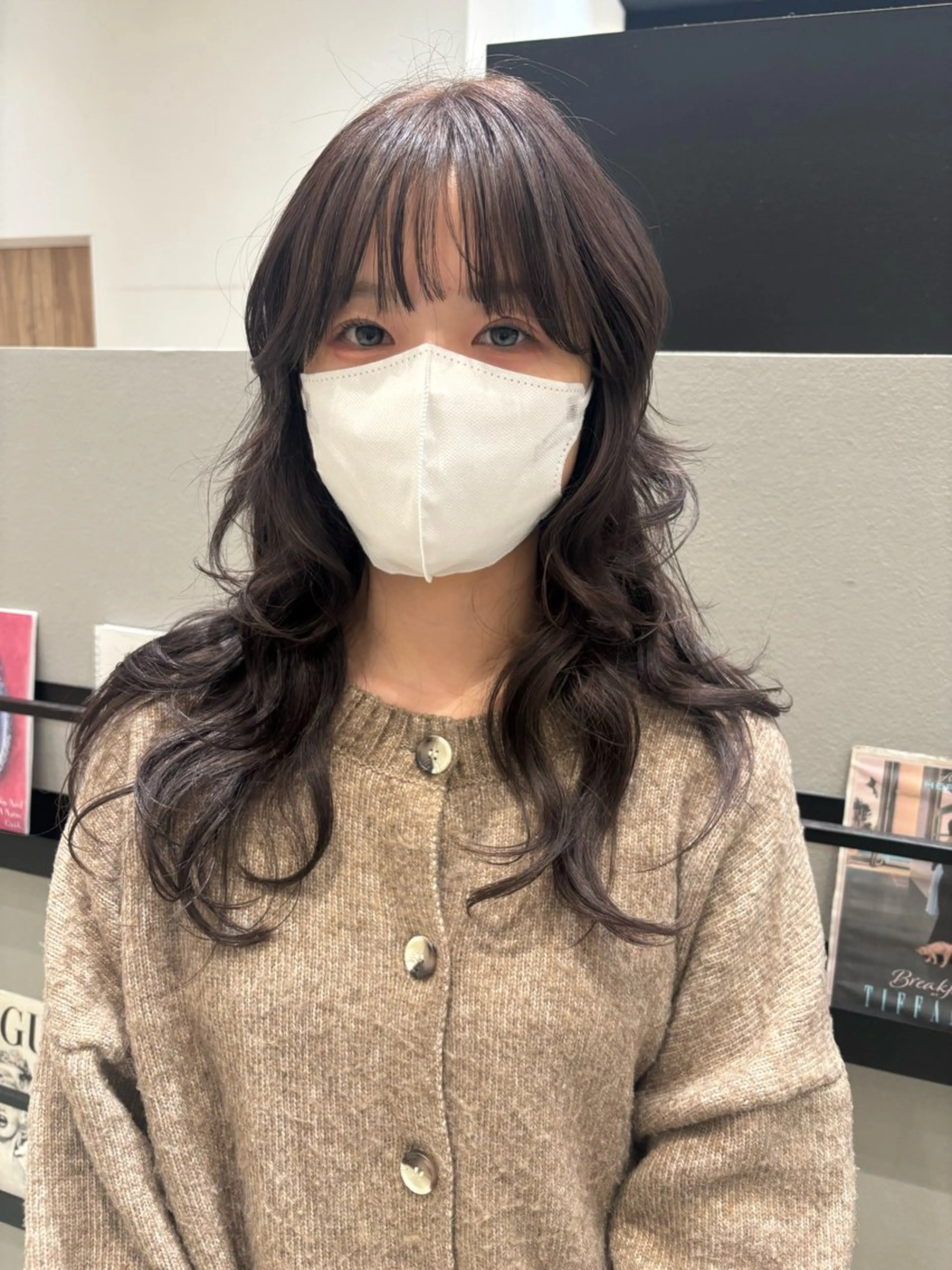 セミロング カラー ヘアアレンジ ハッシュカット カット ヘアカラー トリートメント 透明感カラー/ レイヤーkotonoのヘアスタイル