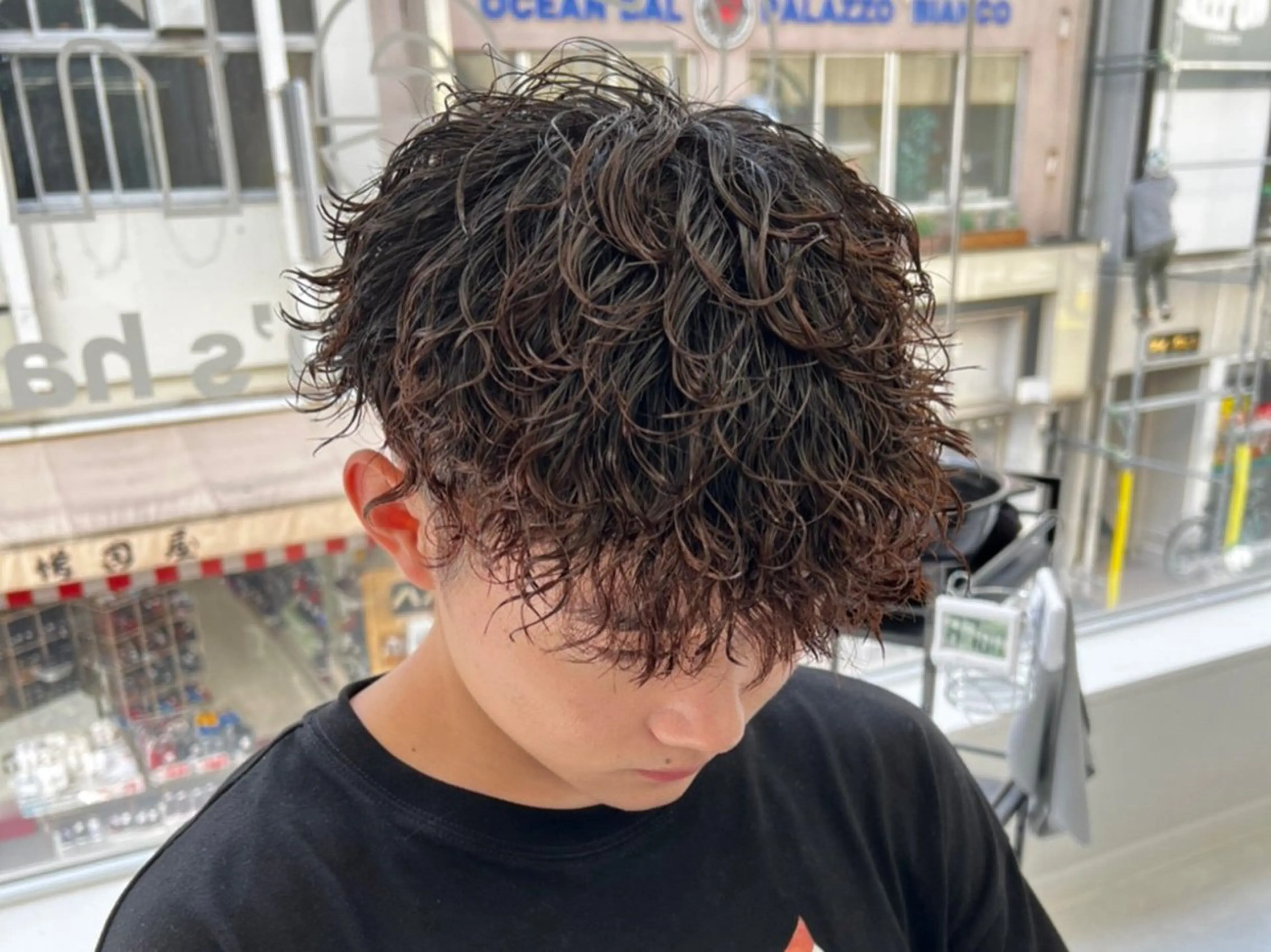 ショート パーマ メンズ カット パーマ ヘアセット 垢抜けメンズパーマ/ DAICHIのヘアスタイル