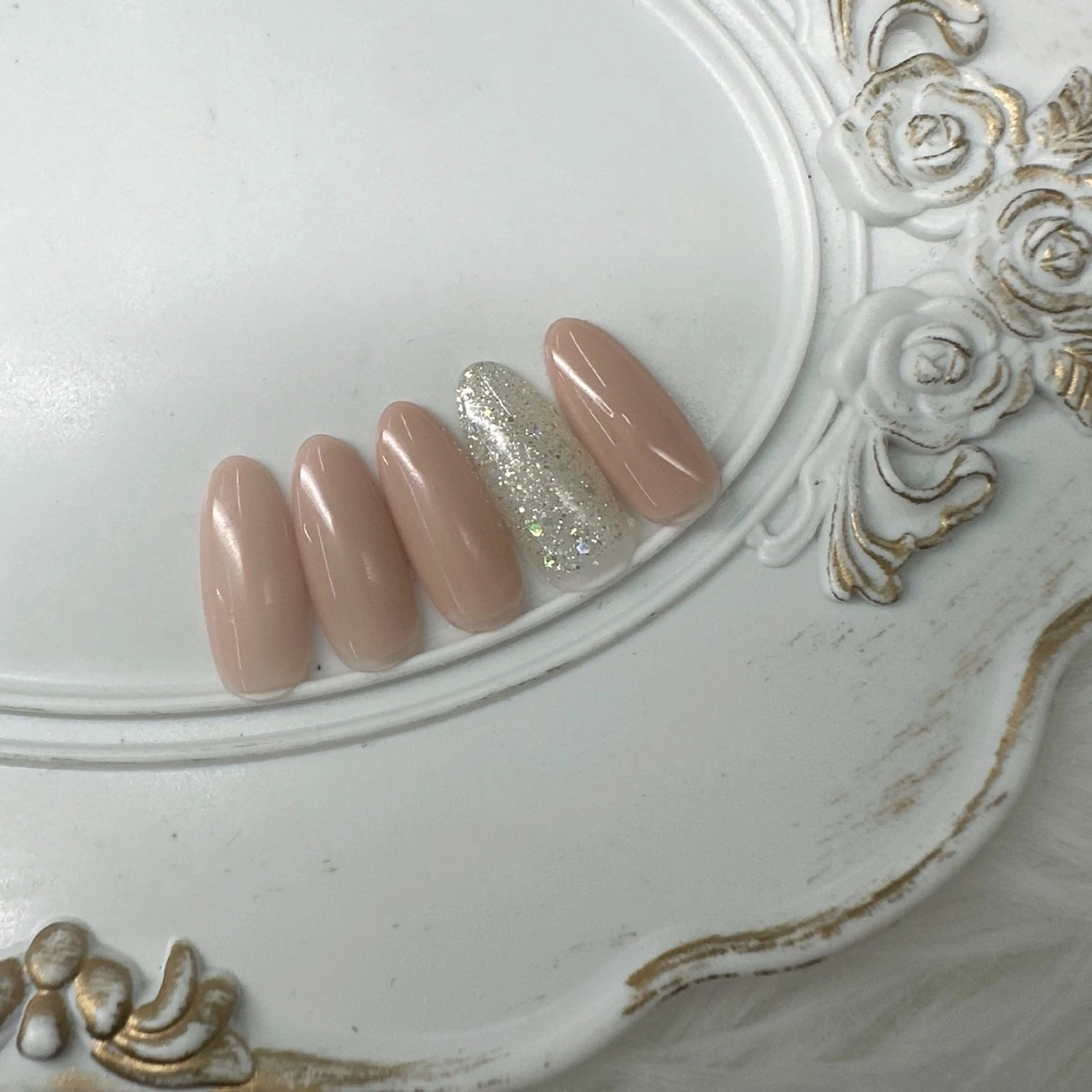 ネイル ラメ(グリッター) エリクサーネイル池袋 藤田のネイルデザイン