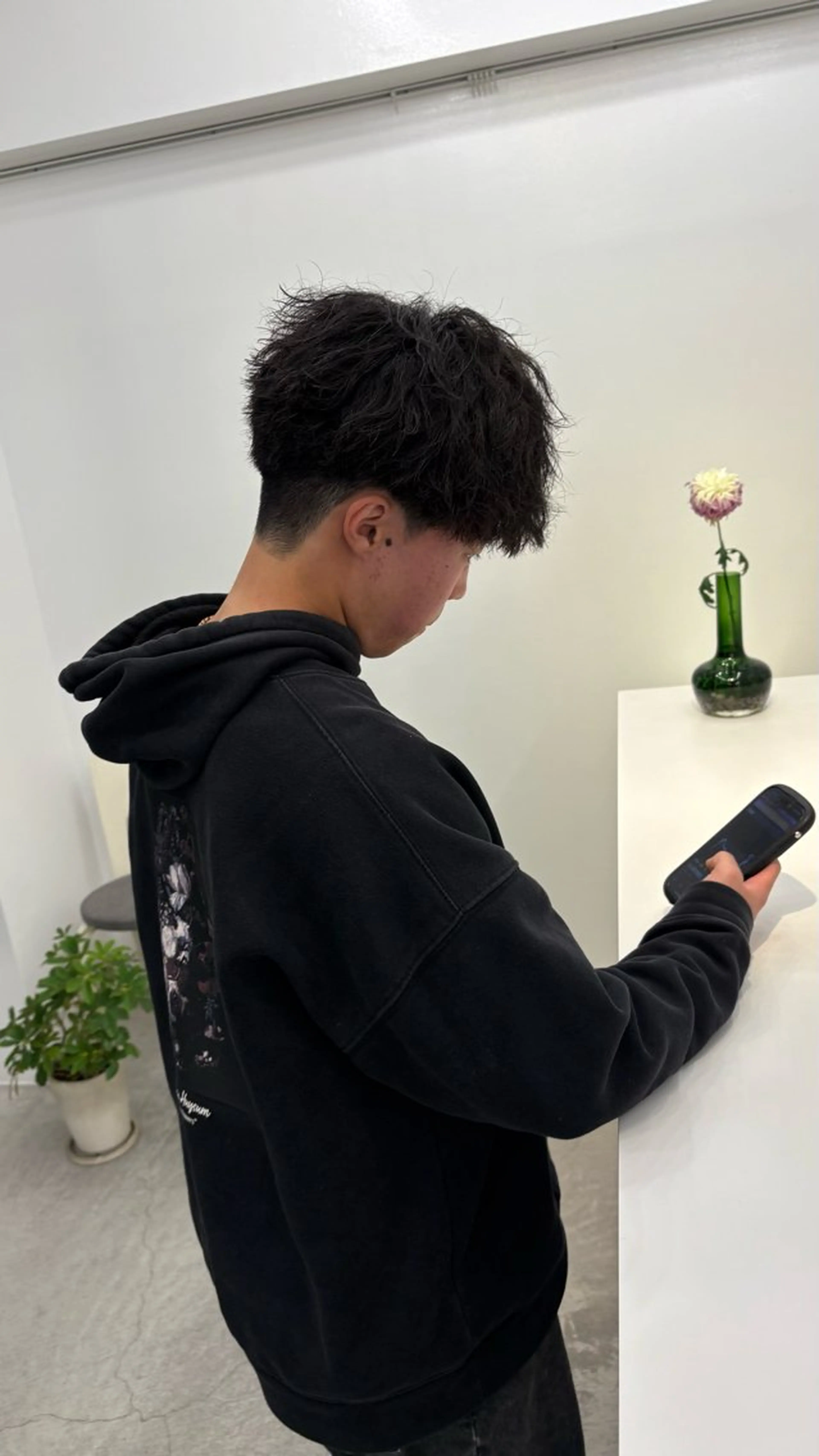 メンズ センターパート フェザーパーマ マッシュ メンズパーマ Hair Salon LUCEY所属・メンズパーマ/カラ ー/川越/成田最のヘアスタイル