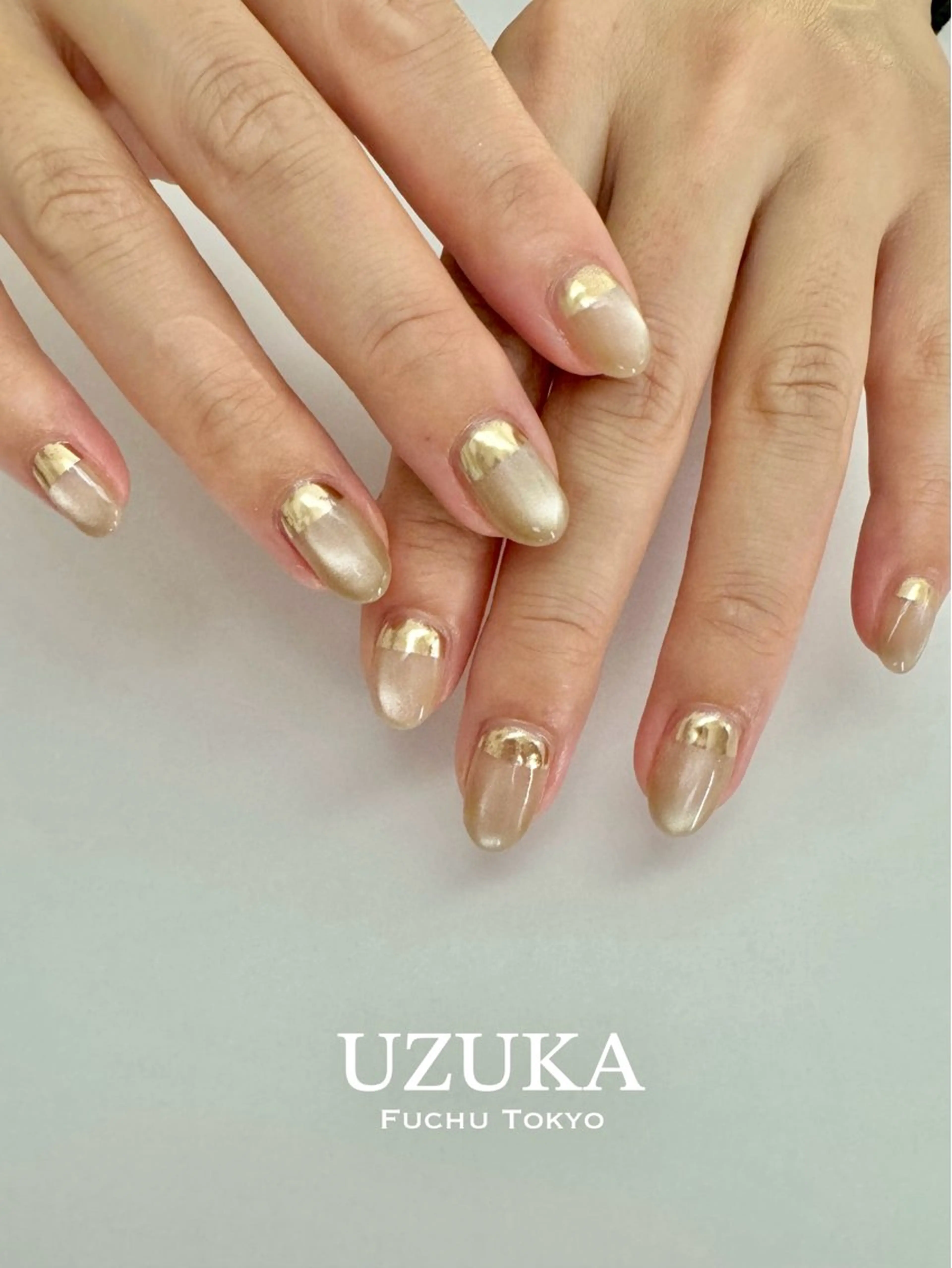 ネイル マグネットネイル ミラーネイル オフィスネイル 【 enn 】 Uzuka Yukaのネイルデザイン
