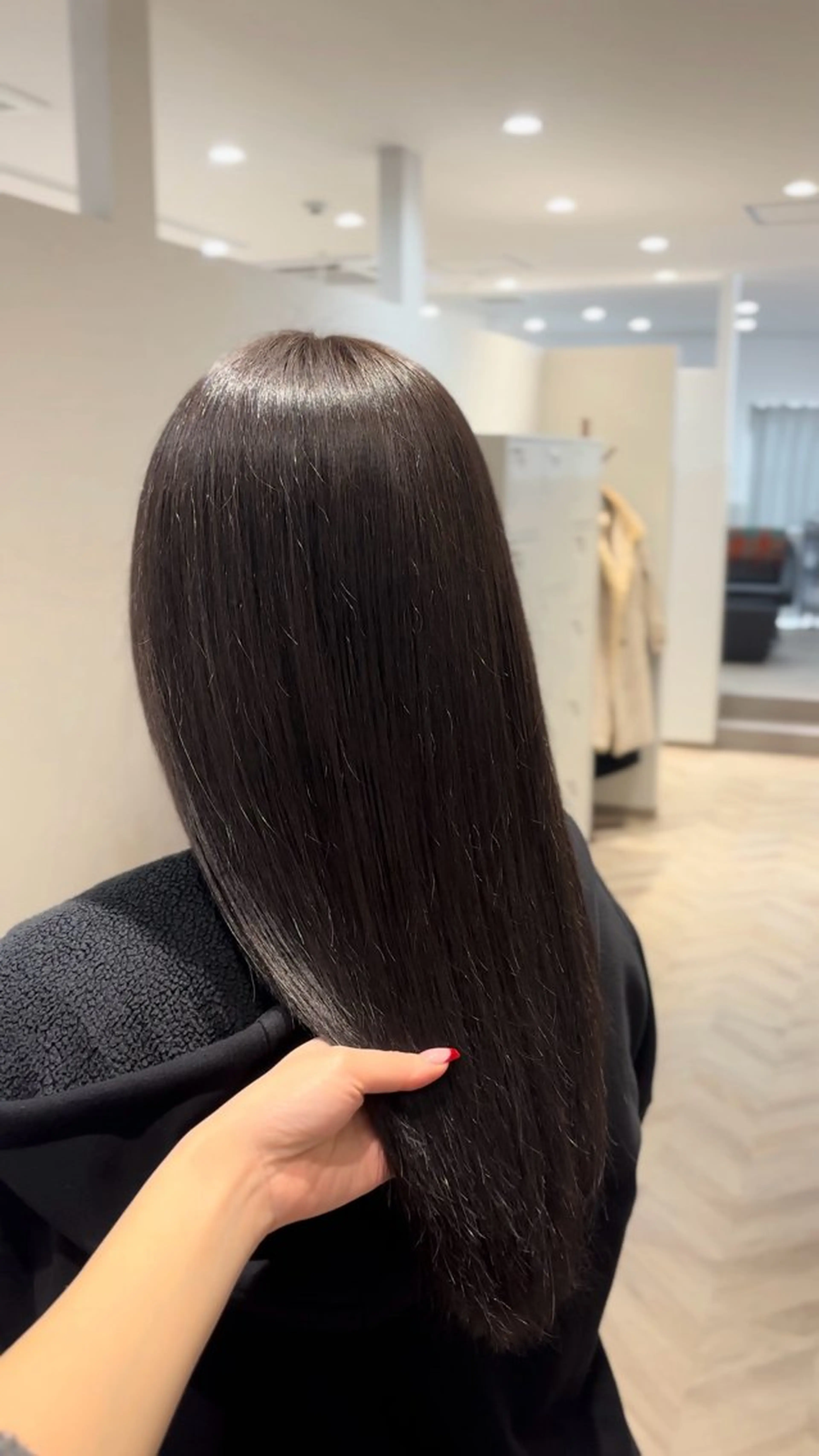 セミロング カラー メンズ ケアカラー 髪質改善 トリートメント カット 縮毛矯正 トリートメント CHAINON×FeM#所属・名駅/sHiHo/透 明感カラー✨🎀/のヘアスタイル