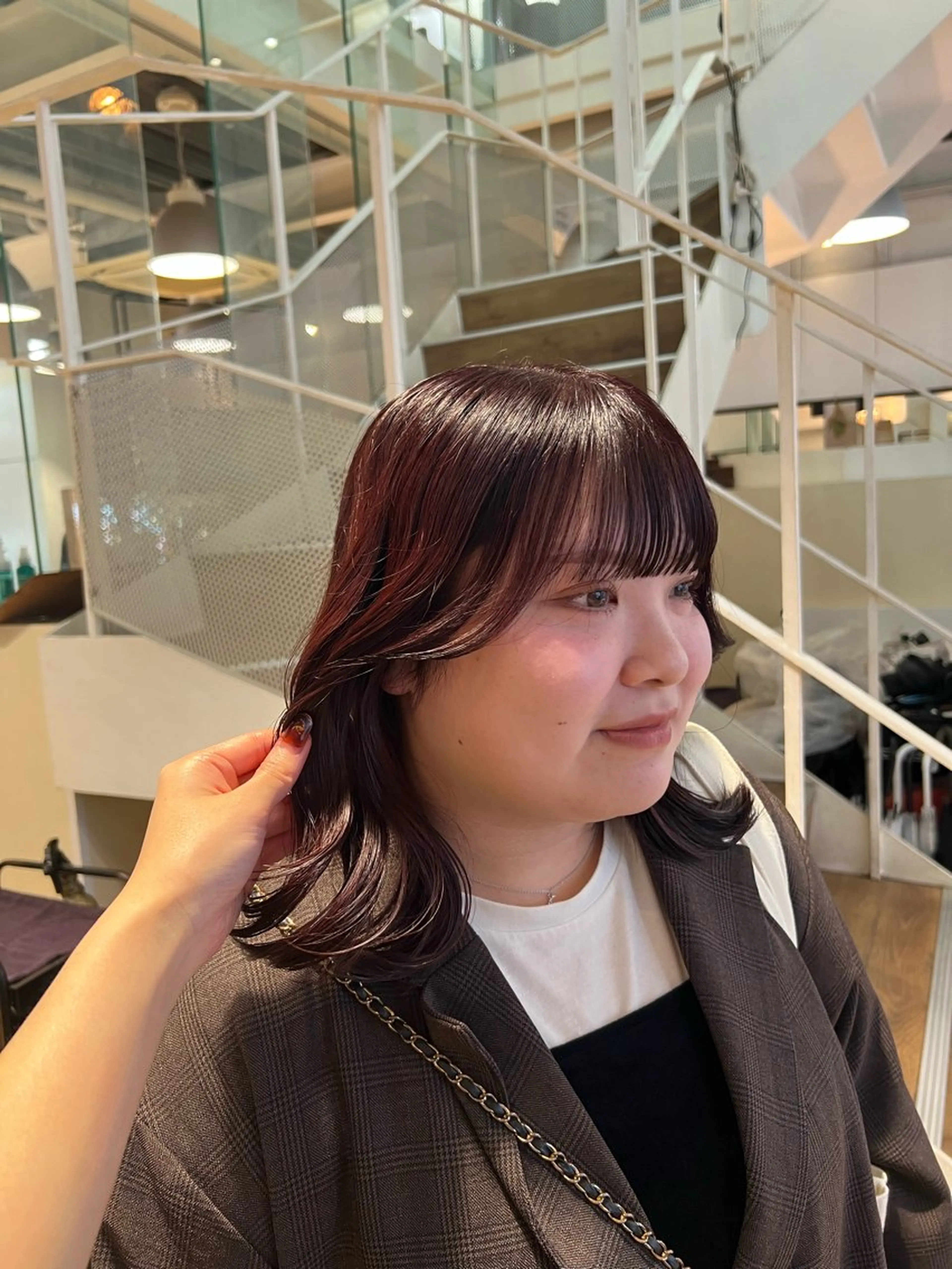 カラー レッドカラー ヘアカラー インナーカラー♡ Nanakoのヘアスタイル