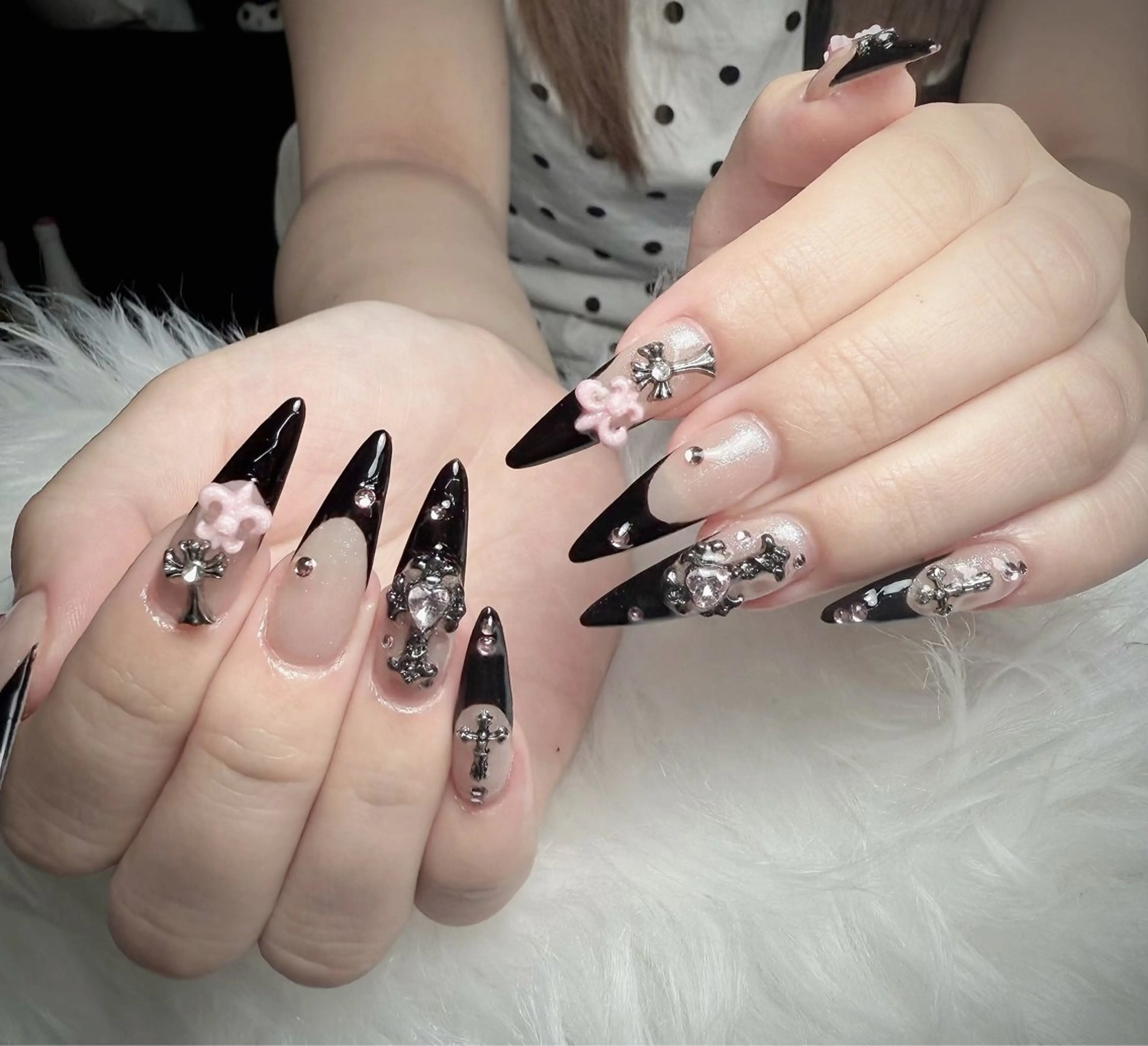 ネイル アートネイル フレンチネイル ジェルネイル 韓国ネイル マグネットネイル ハンドネイル Lenie Nail Okuboのネイルデザイン