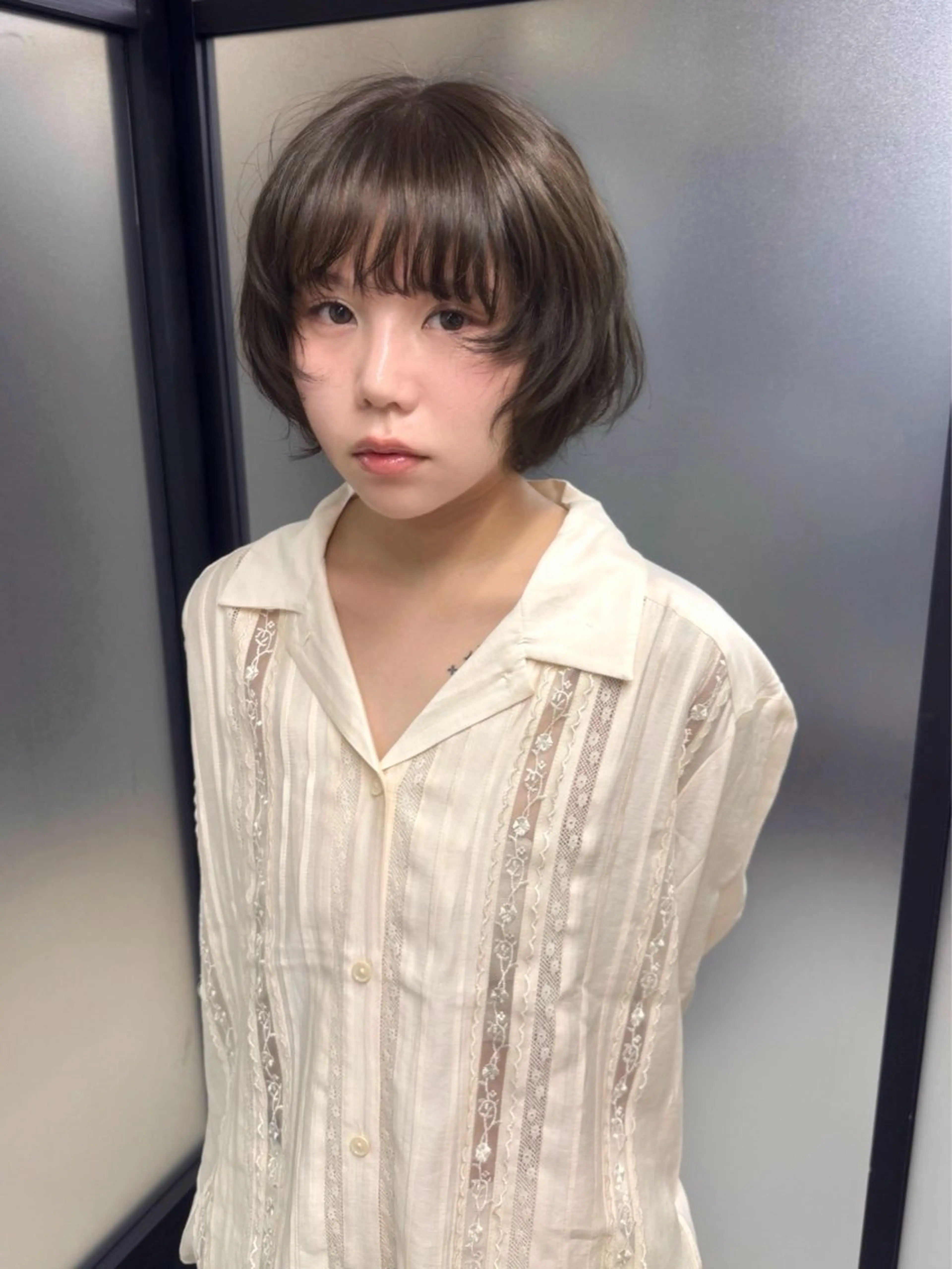 ショート カラー カット ヘアカラー トリートメント SALOWIN 原宿 IL Salice所属・MIMI🌻໋᳝݊ 個性派カラー⑅ ⸝꙳のヘアスタイル