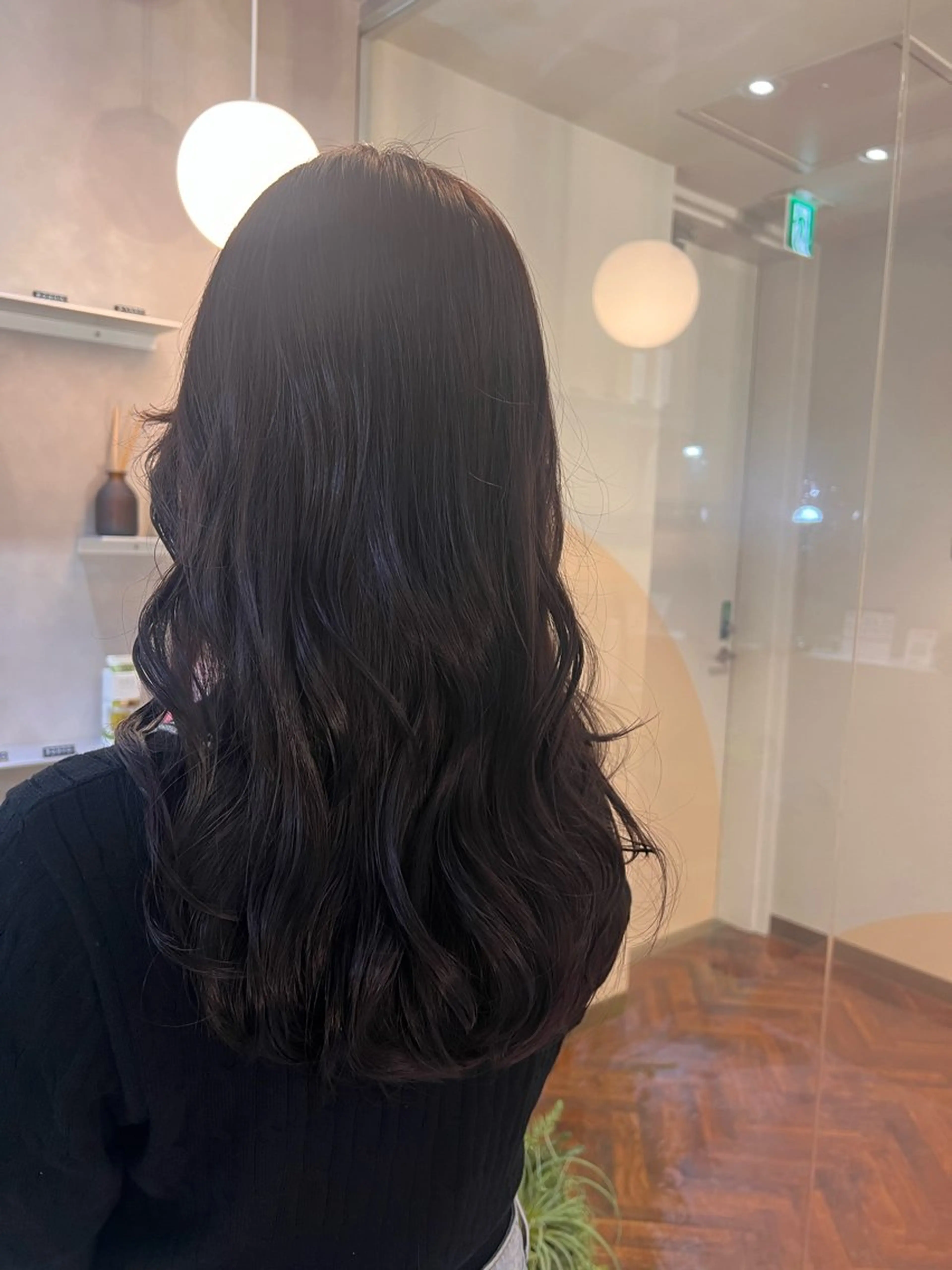 セミロング カラー バイオレットカラー カット ヘアカラー トリートメント KANA🌿透明感/ レイヤーcut🌿のヘアスタイル