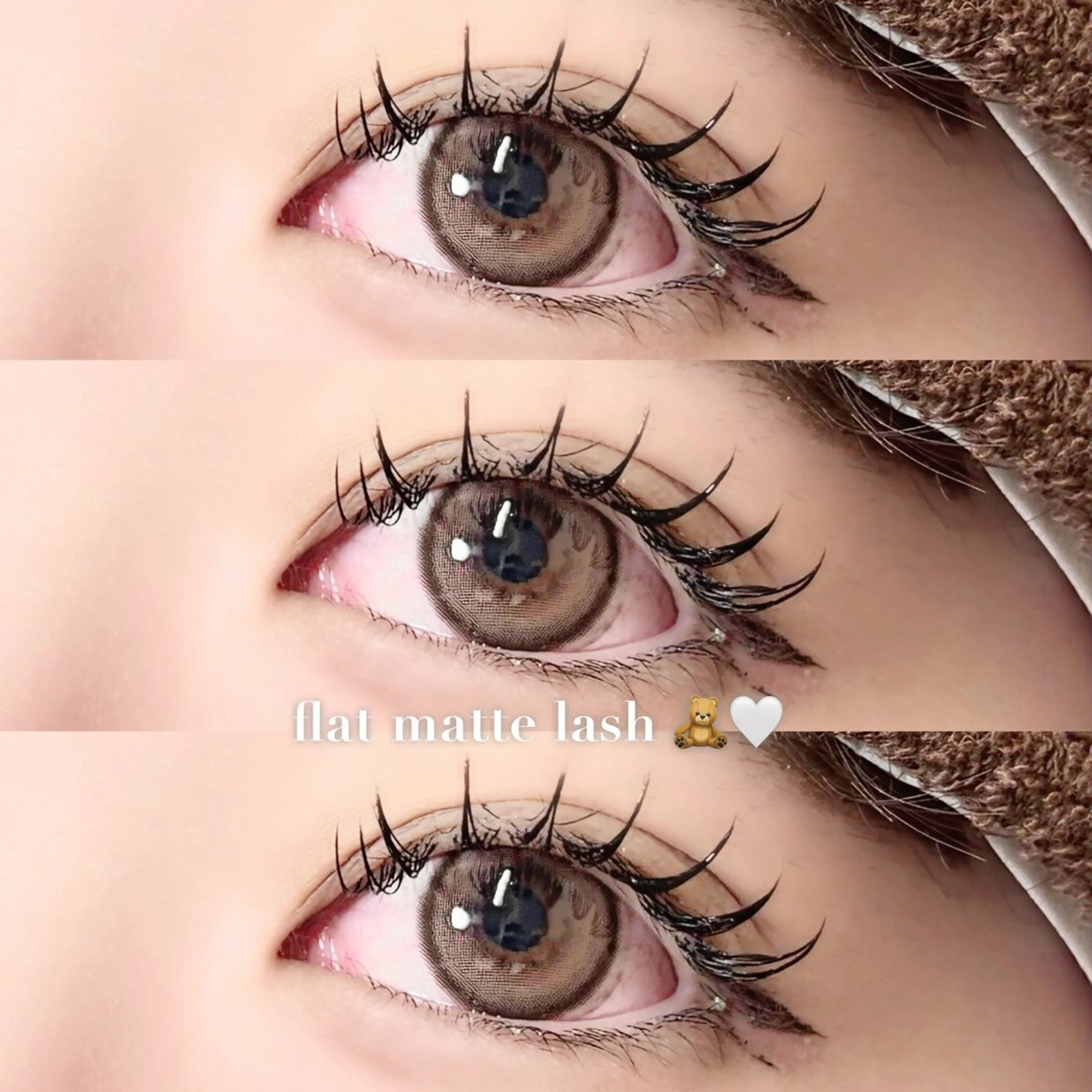 マツエク・マツパ Cカール フラットラッシュ Eye Lash Salon Vivi 鈴鹿店所属・Vivi鈴鹿 asumiのマツエク・マツパデザイン