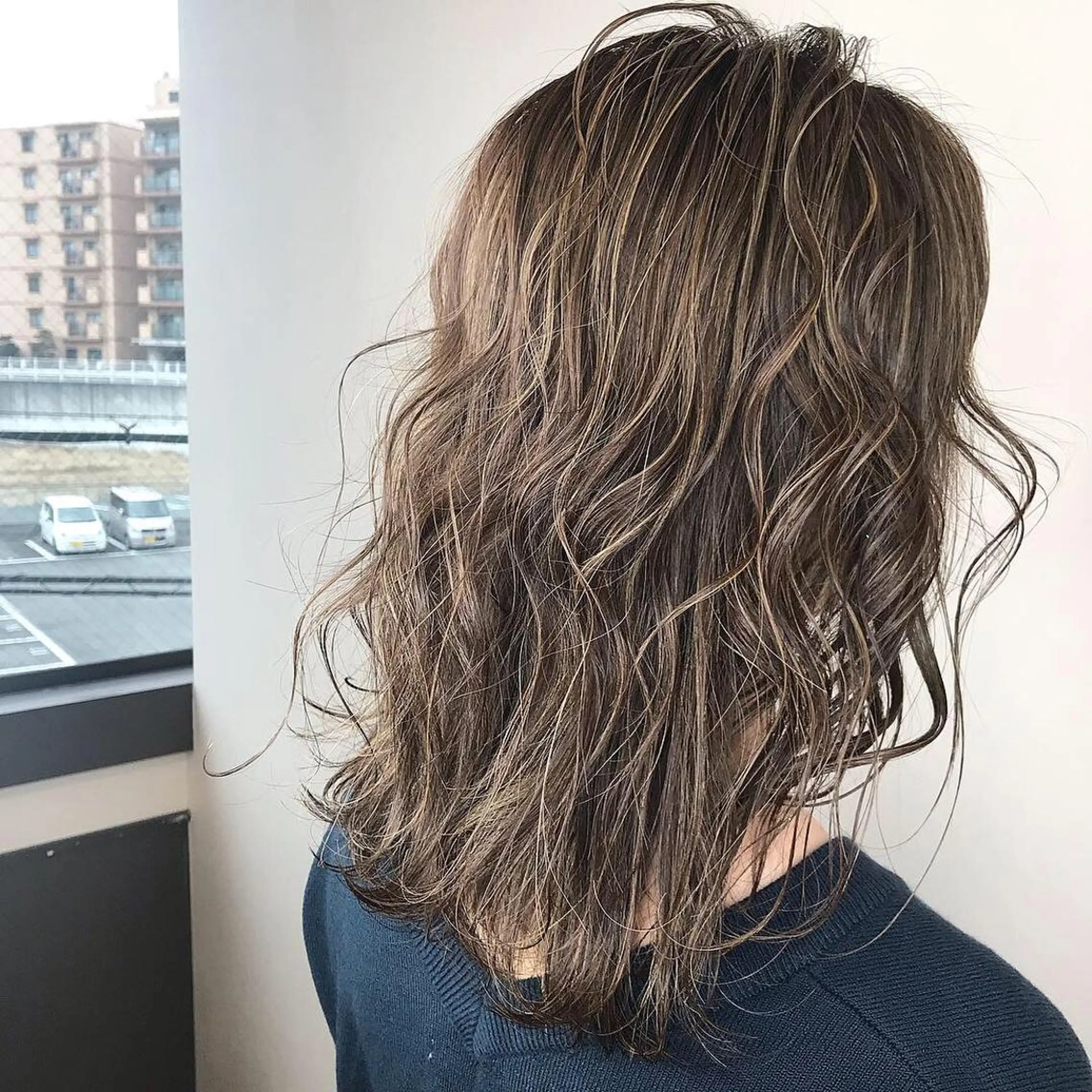 ミディアム カラー Lien 深井店のヘアスタイル