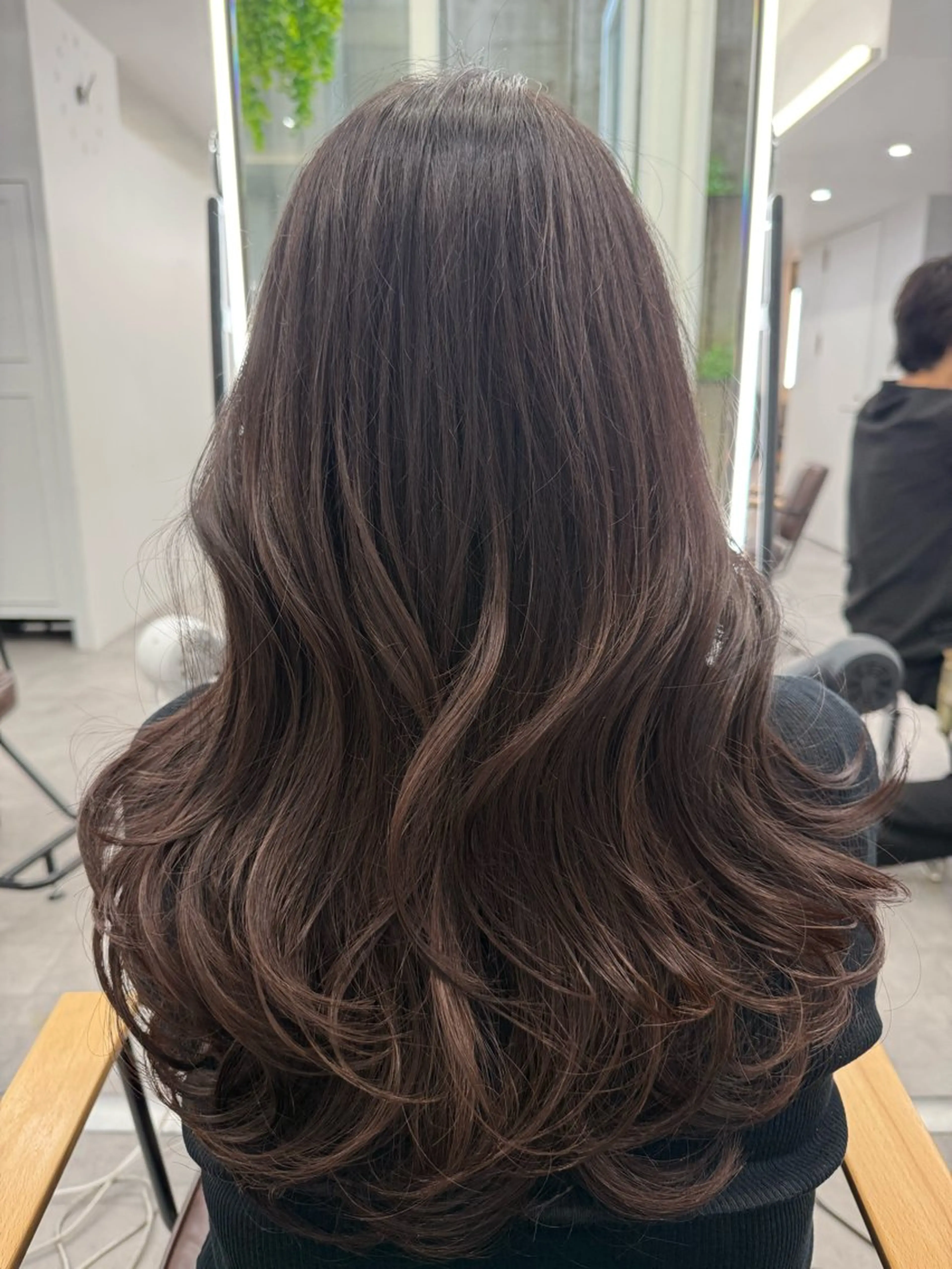 ロング カラー カット ヘアカラー トリートメント ヘッドスパ レイヤー/韓国ヘア 💎石戸谷のヘアスタイル