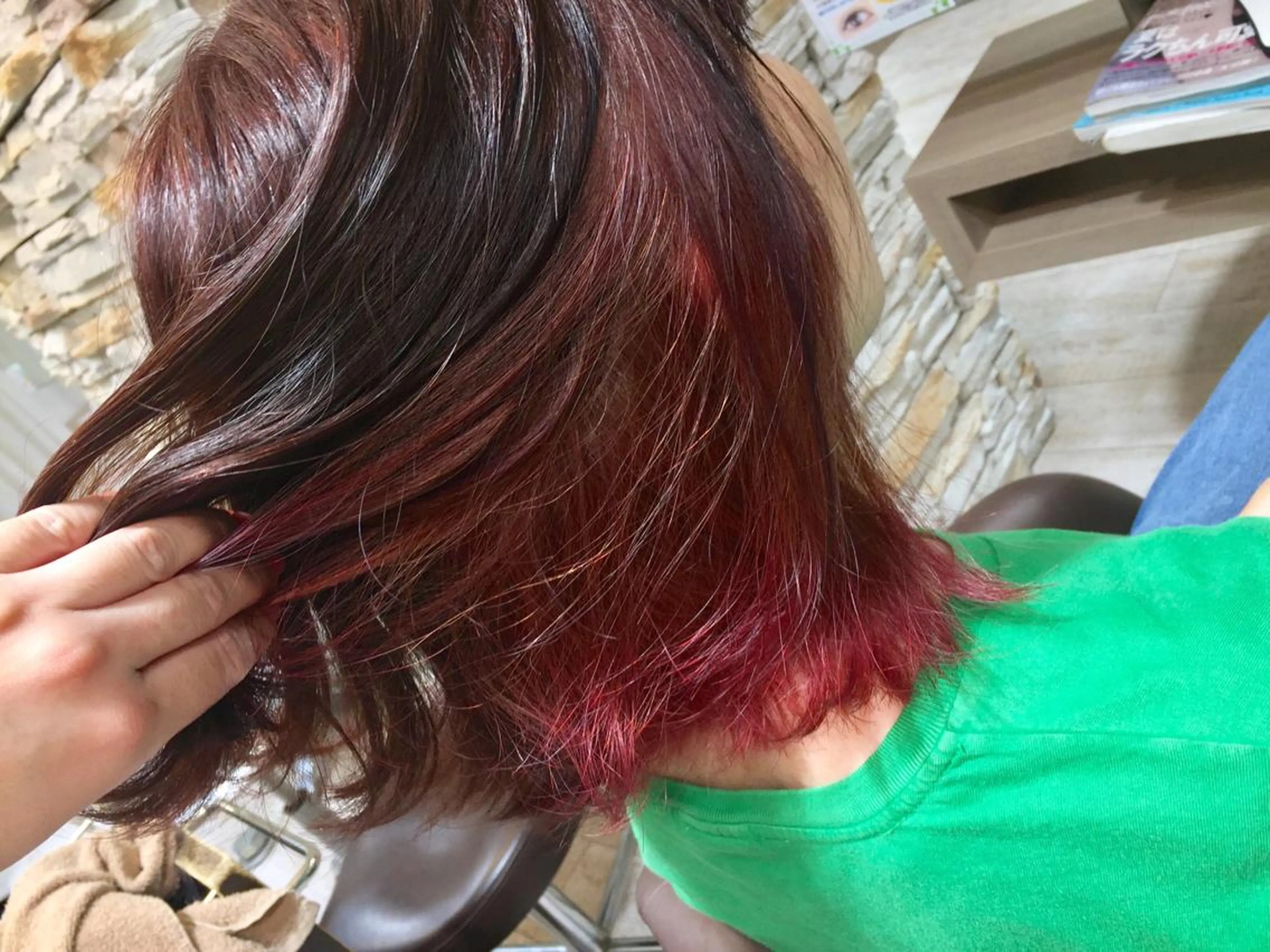 ミディアム カラー CheRiR【シェリール】所属・cherir髪質改善 パーソナルカラー診断のヘアスタイル