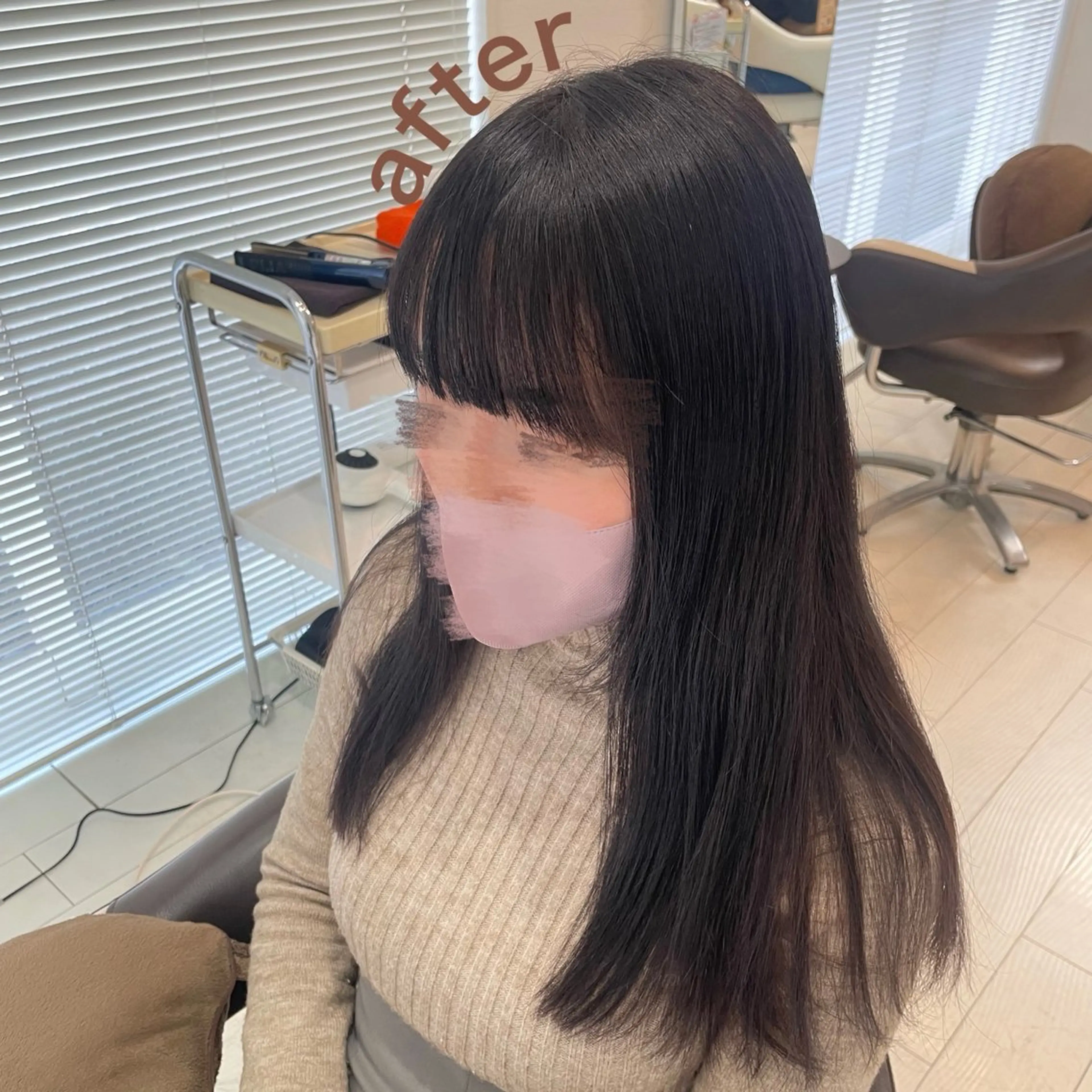 ロング アミーベル🧸🧡 本店✂️しおりのヘアスタイル