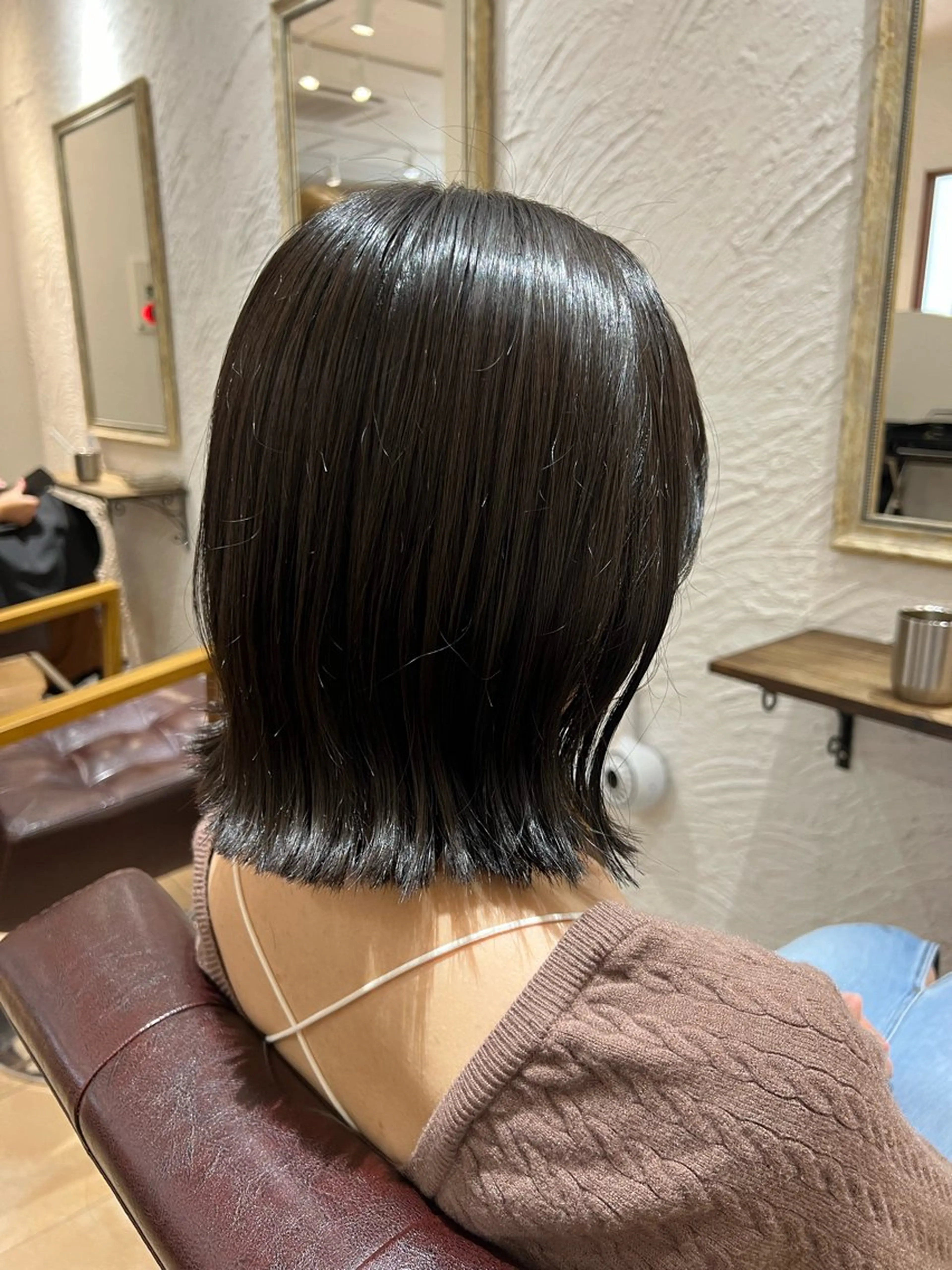 ミディアム カラー 🥀韓国ヘア🥀 宮津真菜のヘアスタイル