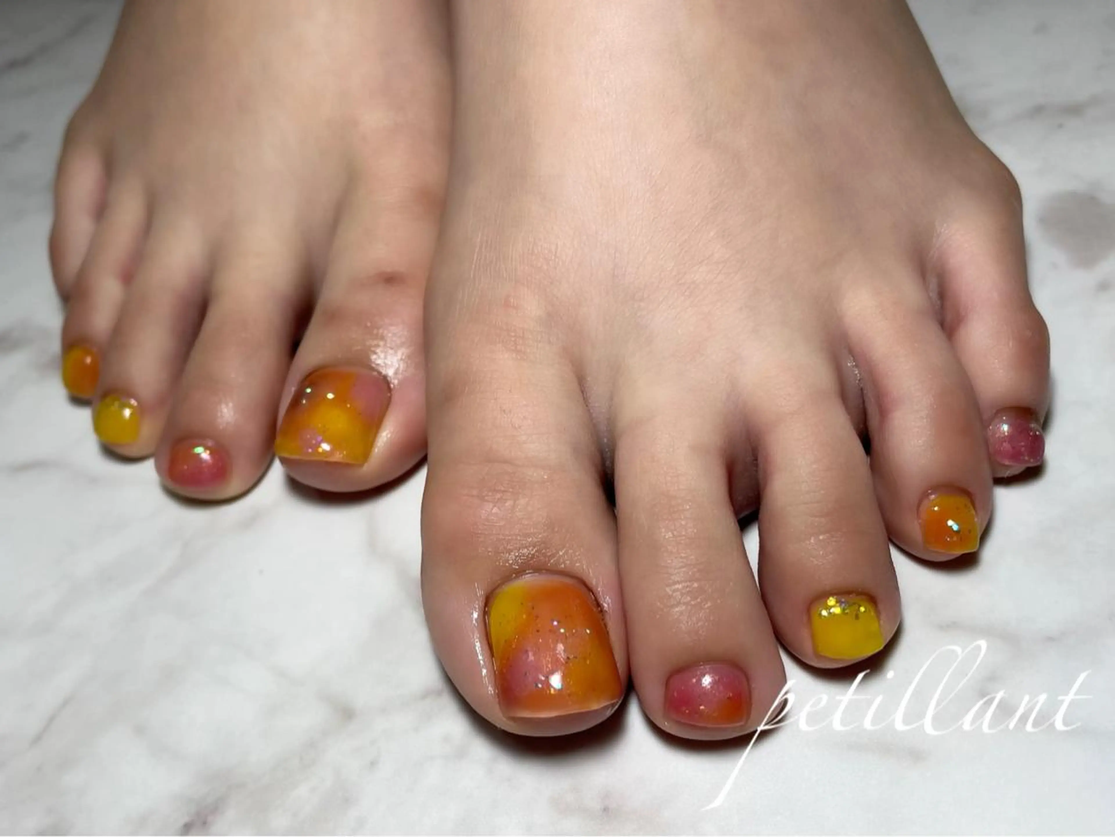 ネイル フットネイル petillant所属・nail salon petillantのネイルデザイン