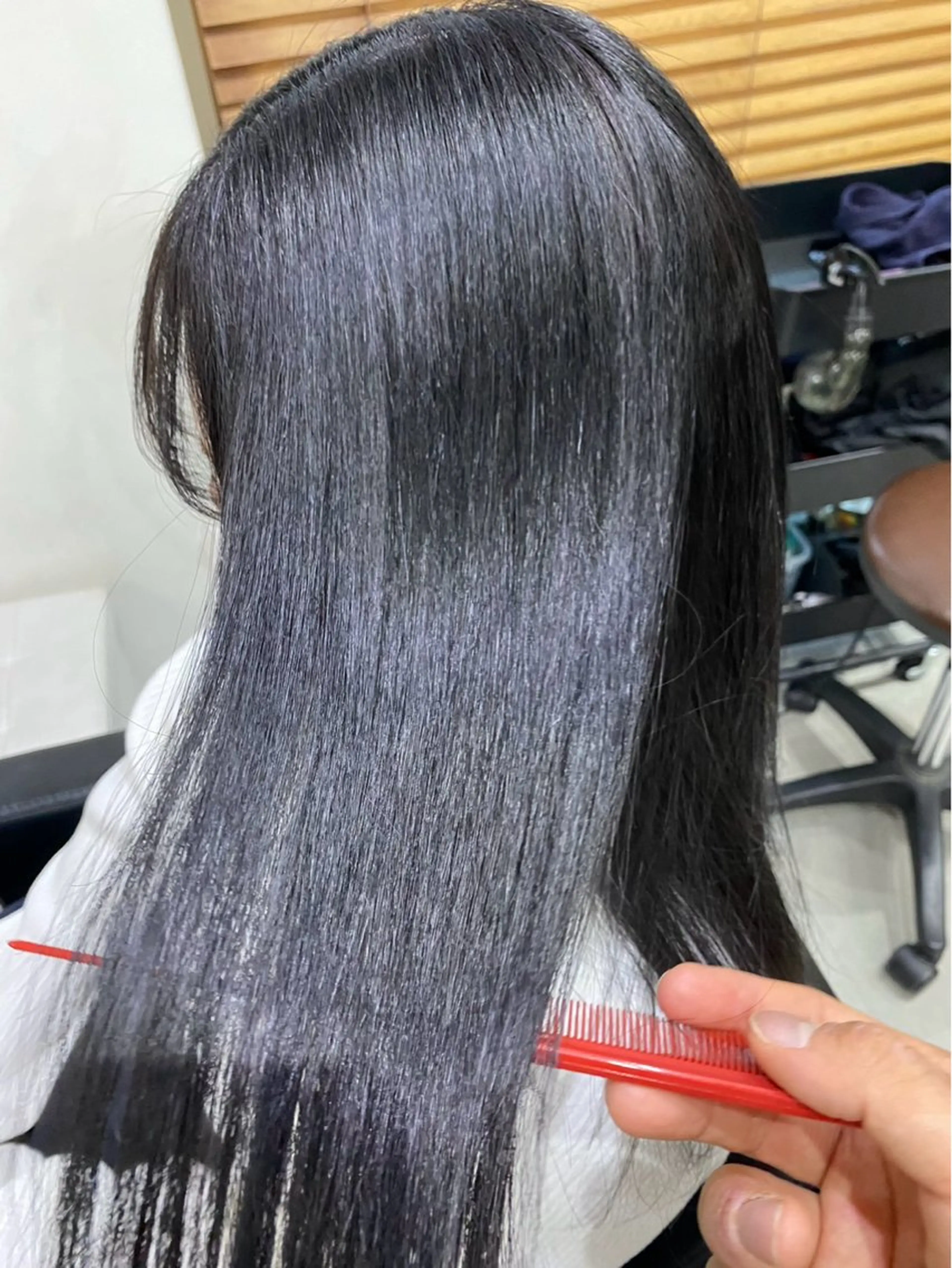 ミディアム 🦋‪酸性ストレート 艶髪 RISA🦋‪のヘアスタイル