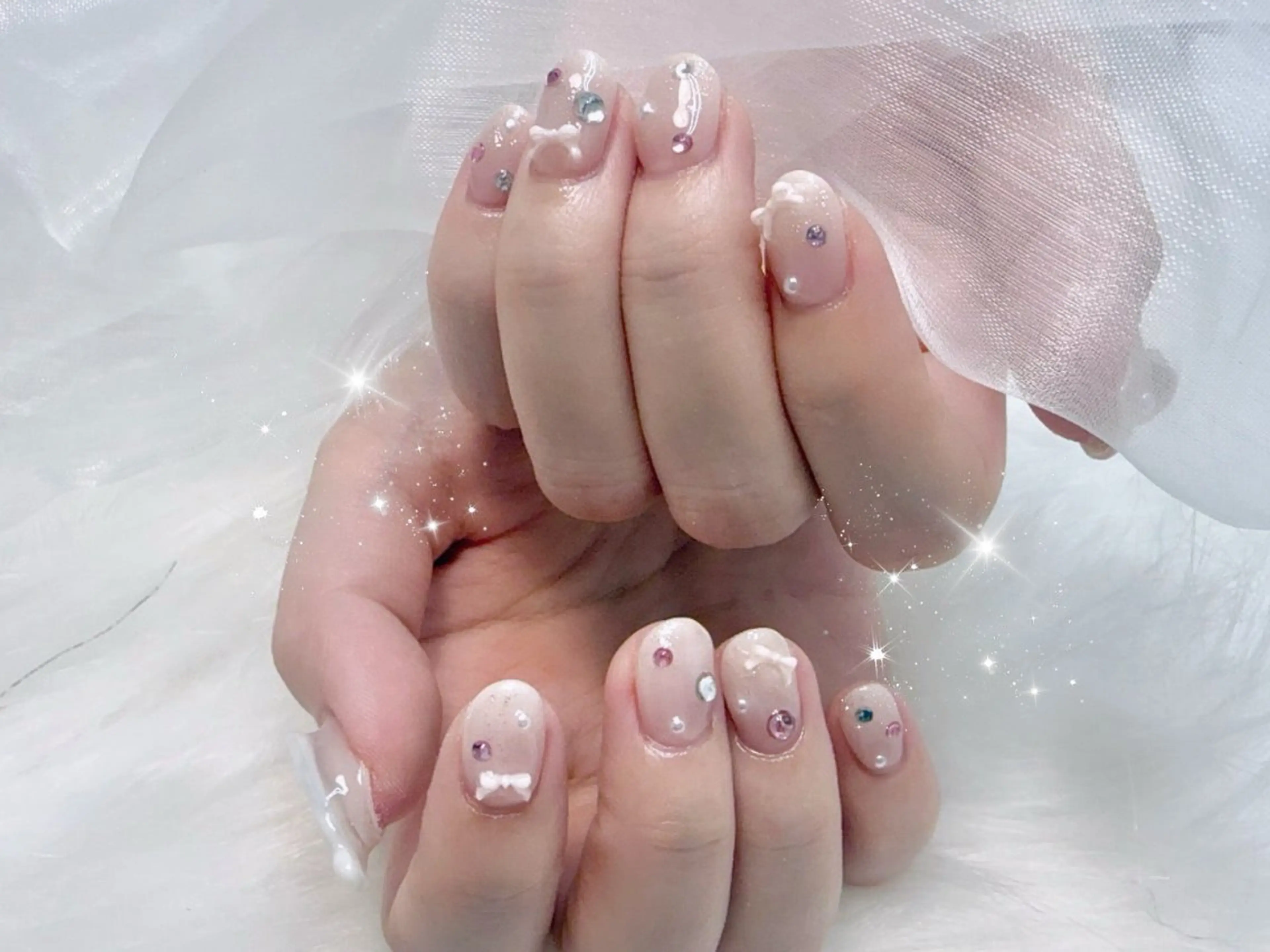 ショート ハンドネイル Lili Nail Studio西荻窪店のネイルデザイン