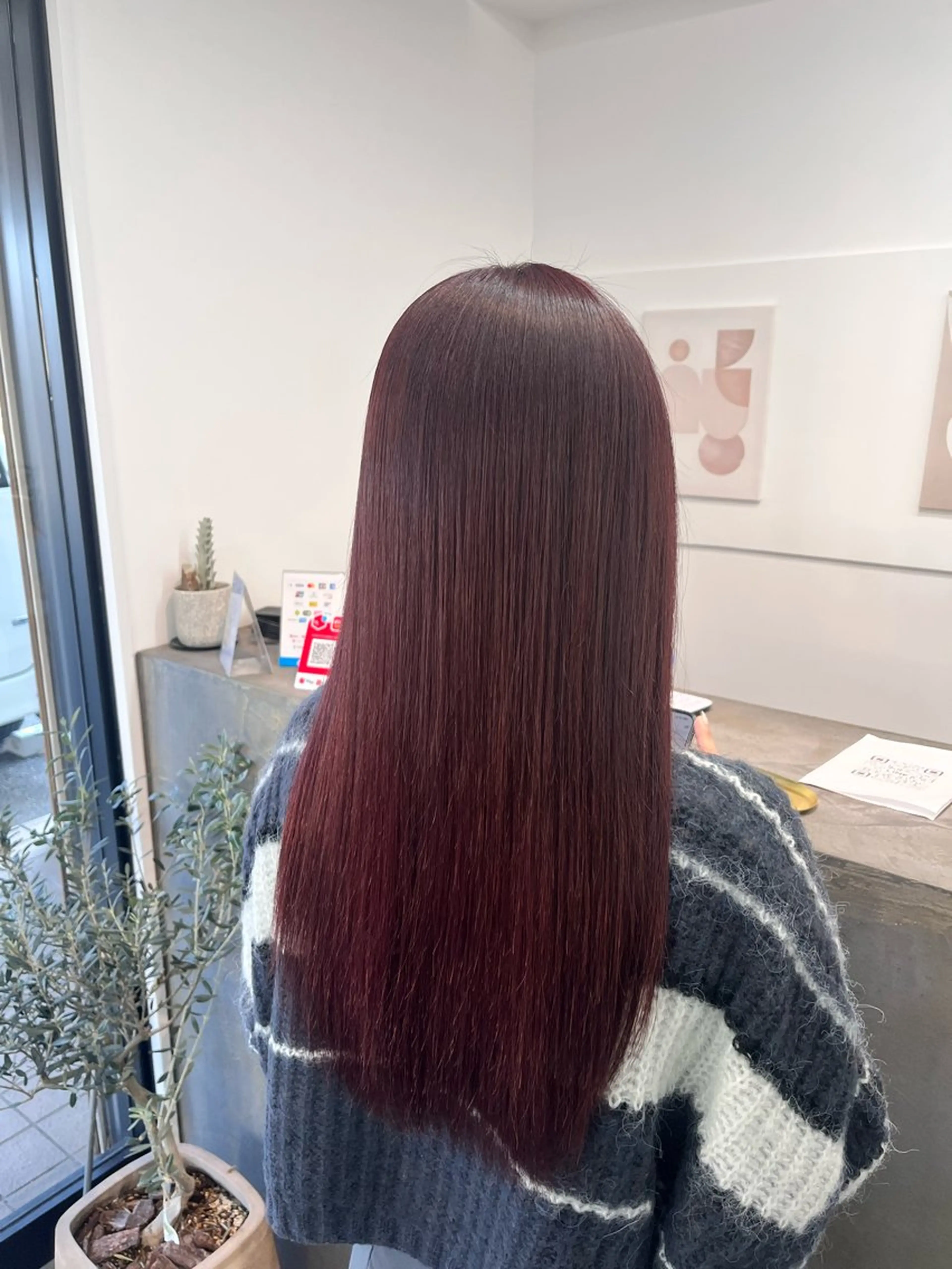 セミロング カラー hair salon SILLO.のヘアスタイル