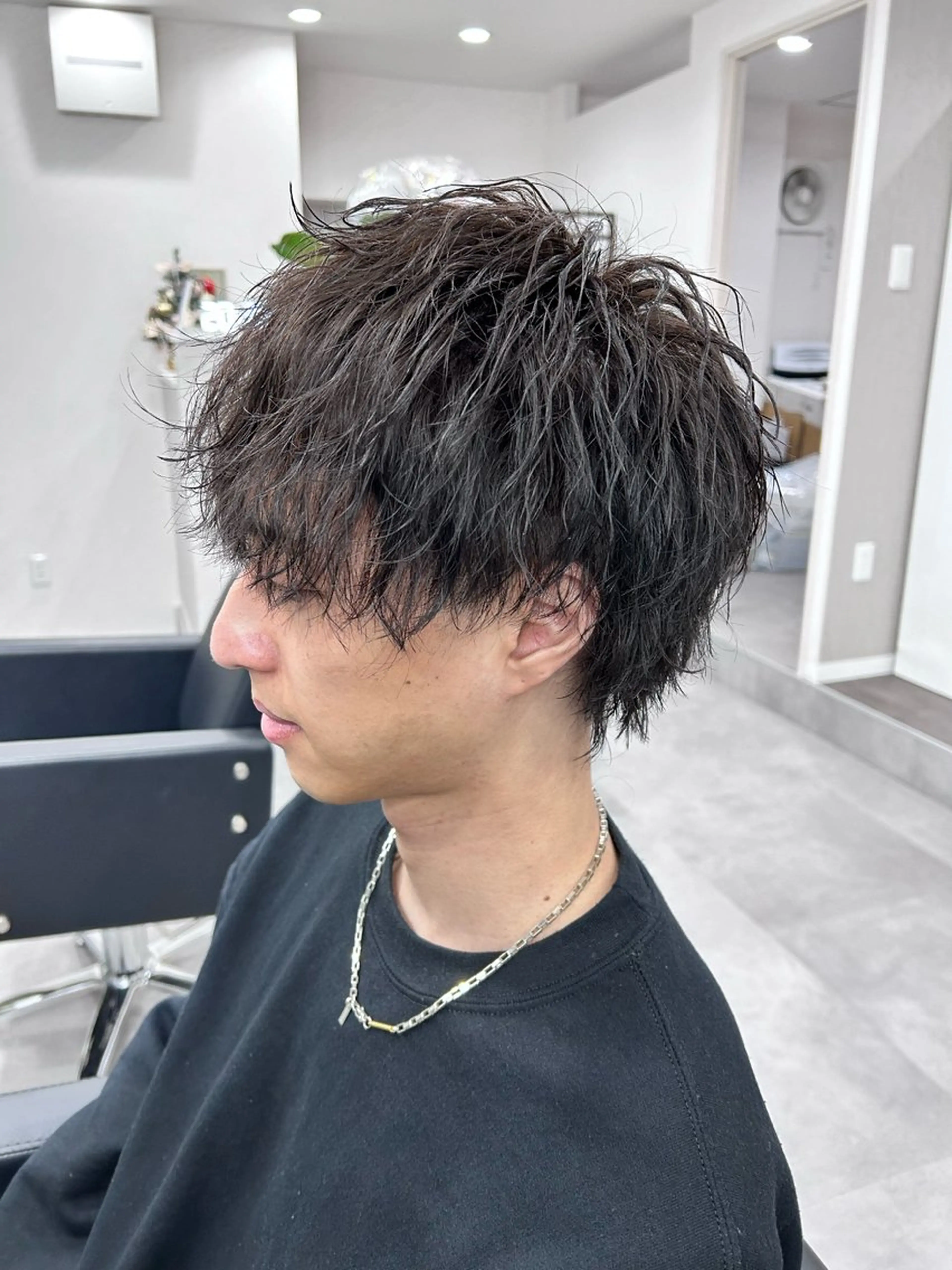 パーマ メンズ カット ヘアカラー パーマ CLOVE [クローブ]所属・【CLOVE】阿世賀 潤のヘアスタイル