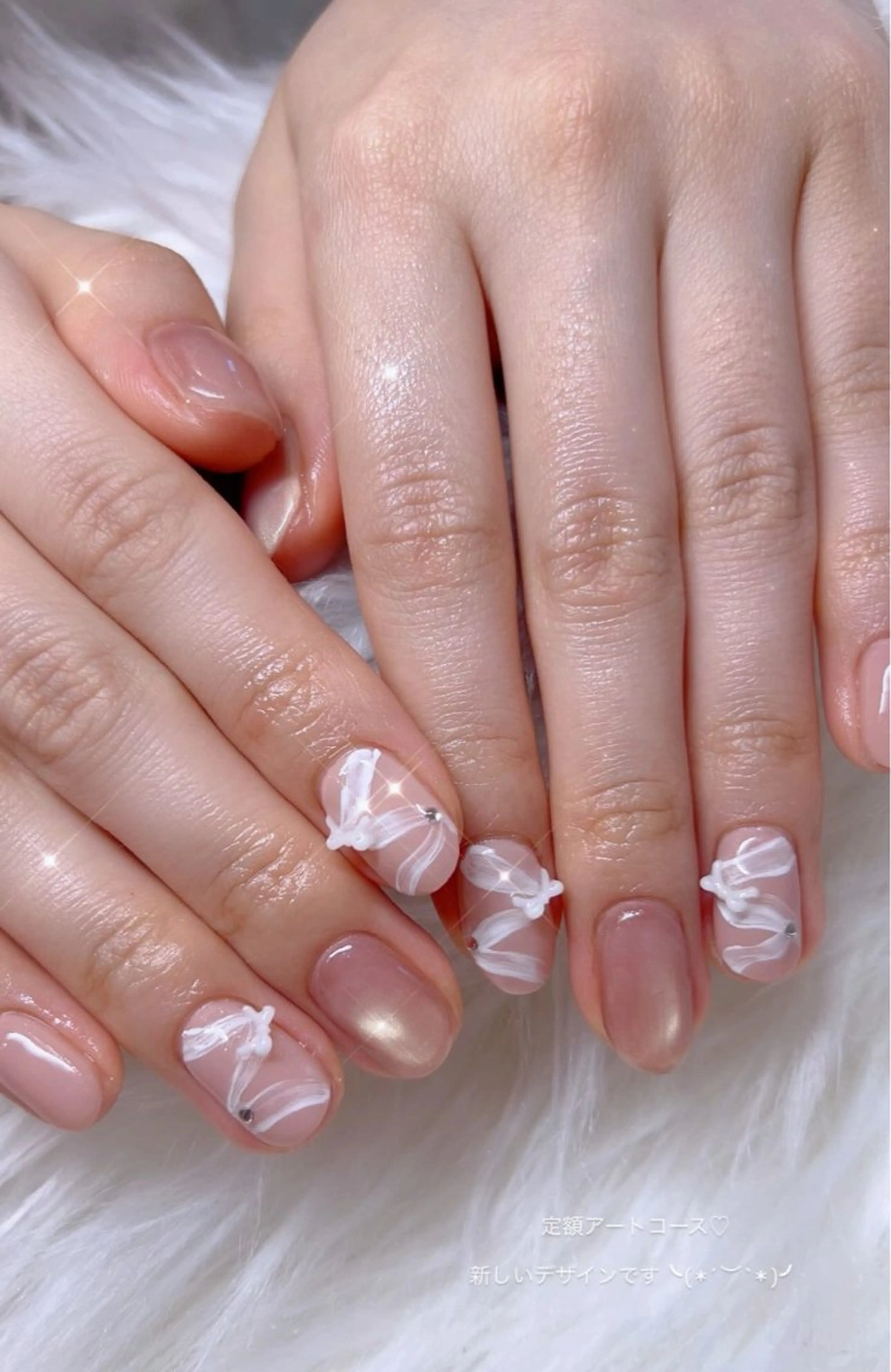 ネイル アートネイル 持ち込み バレンタイン アイラブミーネイル MAMI指名のネイルデザイン