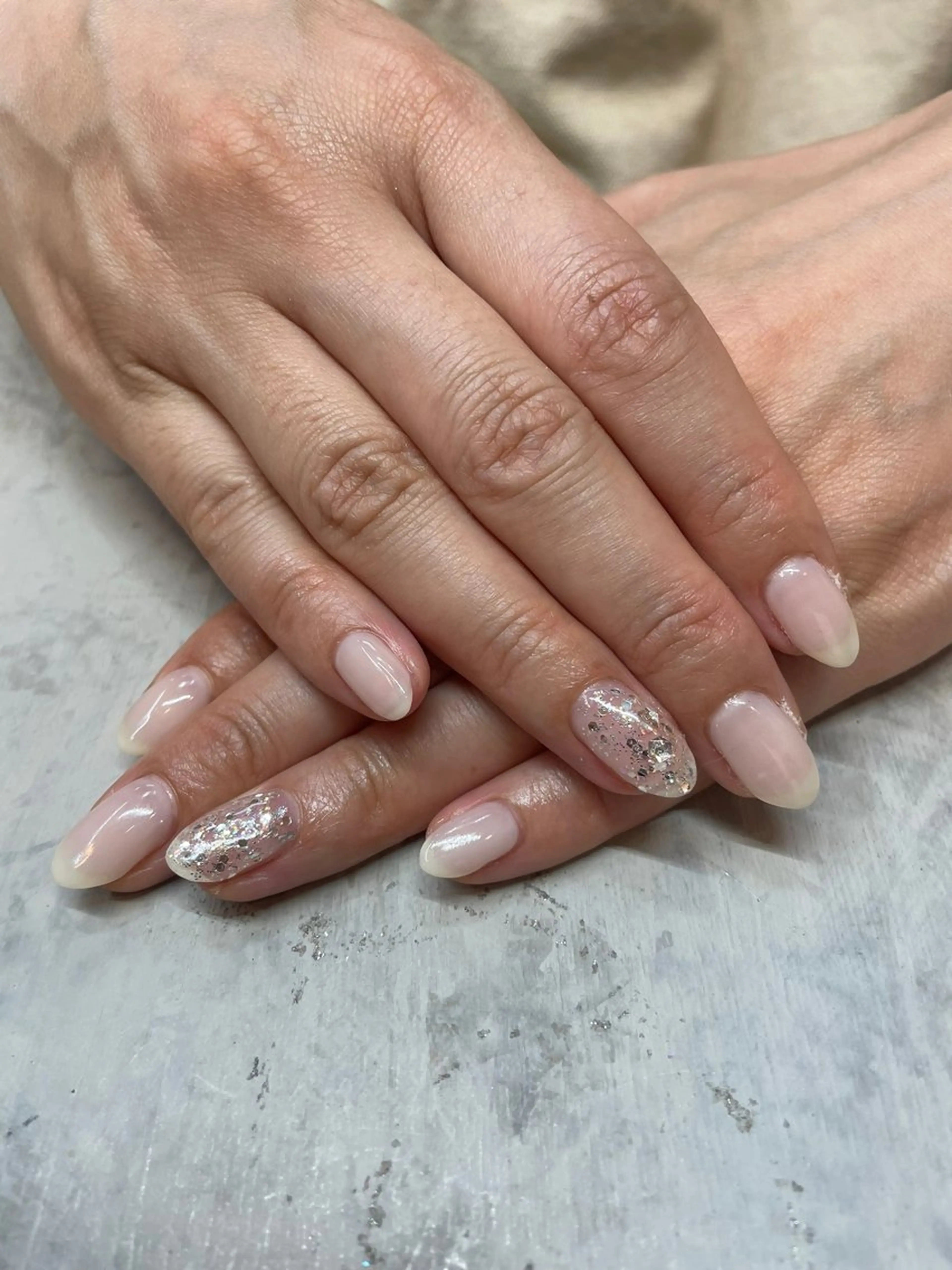 ネイル ラメ(グリッター) ハンドネイル シンプリーワン 渋谷店🪄MOENAのネイルデザイン