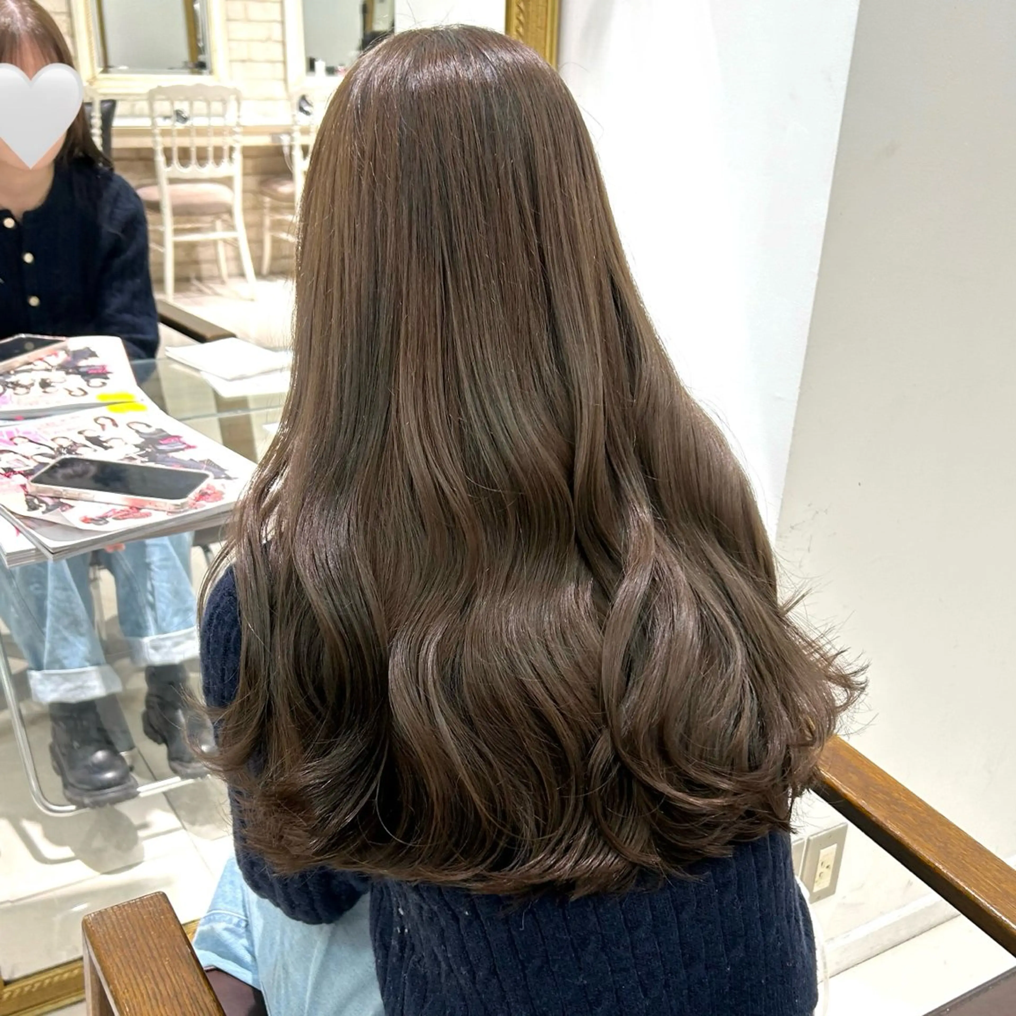 ロング カラー ヘアアレンジ 透明感カラー 髪質改善 透明感カラー ai🫧🪞のヘアスタイル