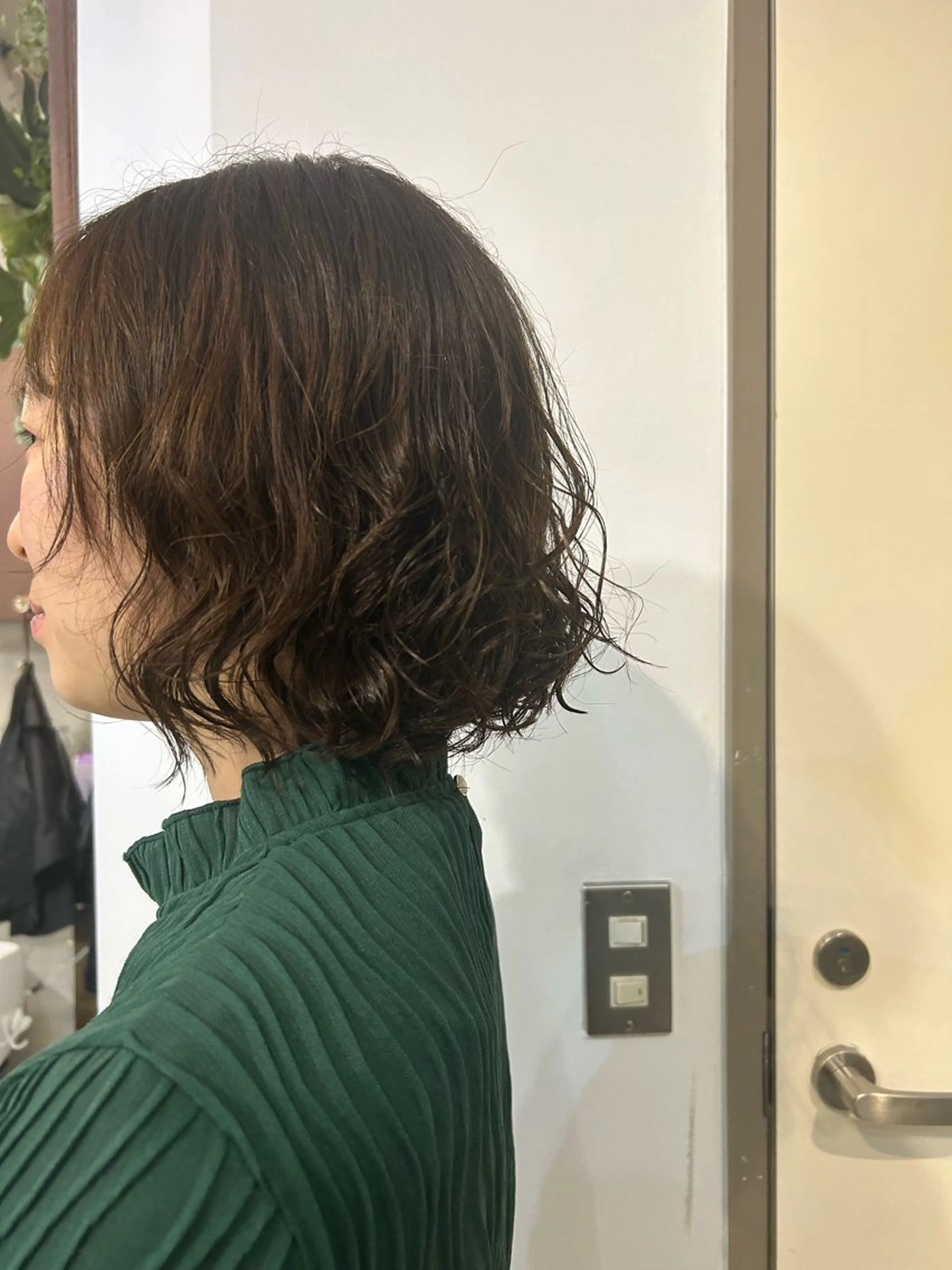 ミディアム パーマ ミディアムパーマ くせ毛 bauhaus hair所属・Kurumi☆彡 練馬バウハウスヘアのヘアスタイル