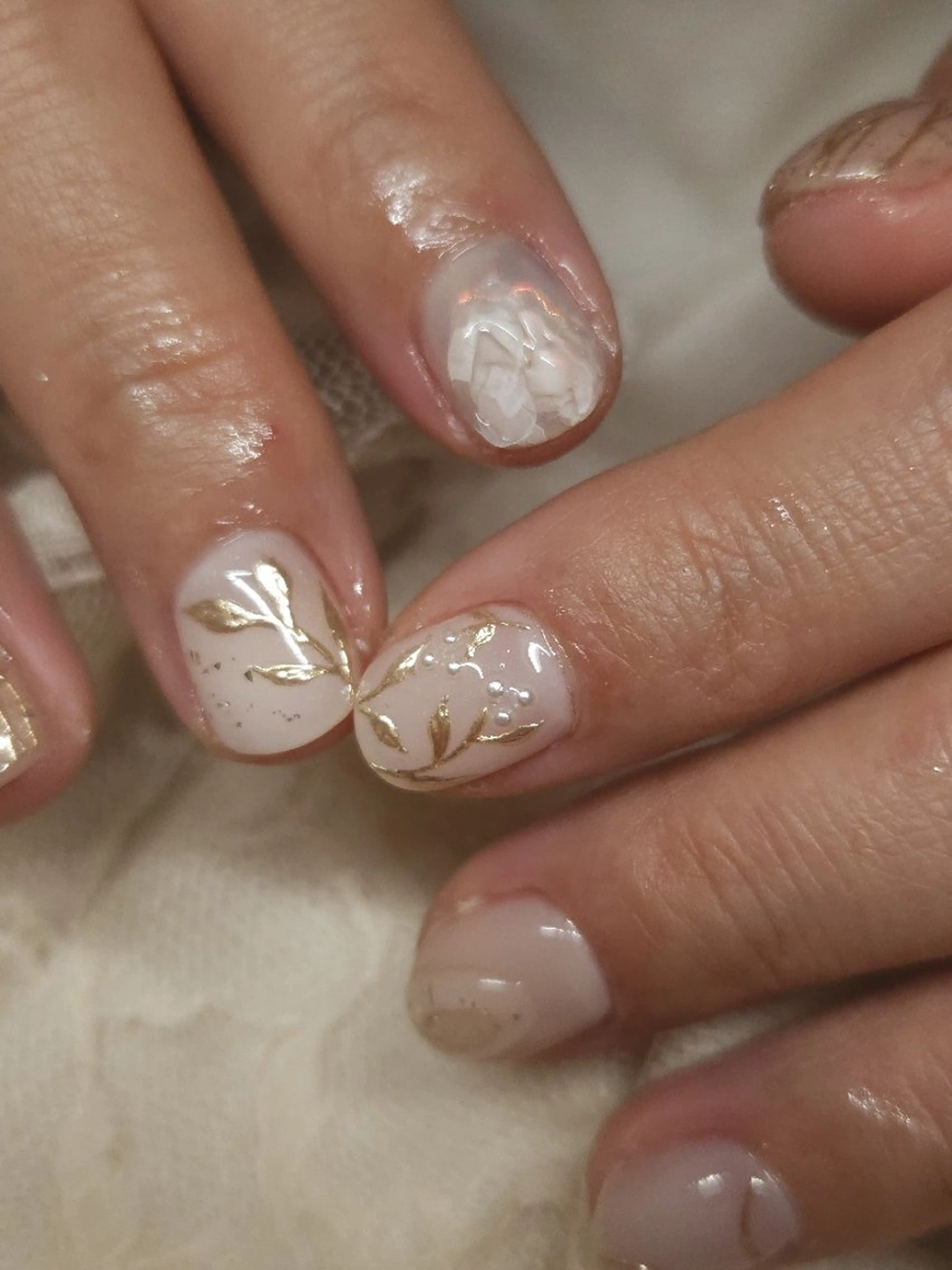 ネイル ニュアンスネイル ハンドネイル mukuby_manami所属・mukuby_ manamiのネイルデザイン