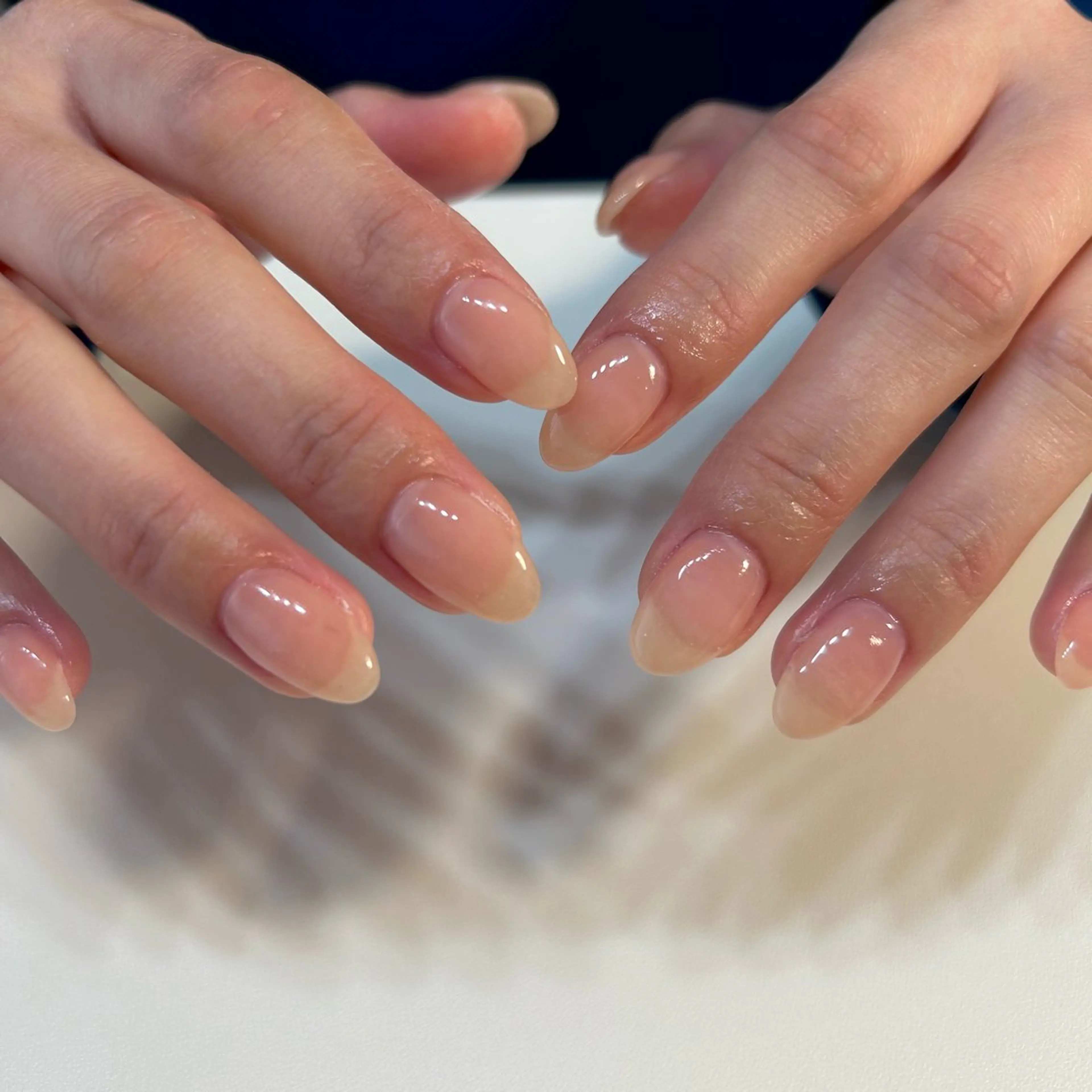 ネイル ワンカラーネイル tenoteno nailのネイルデザイン