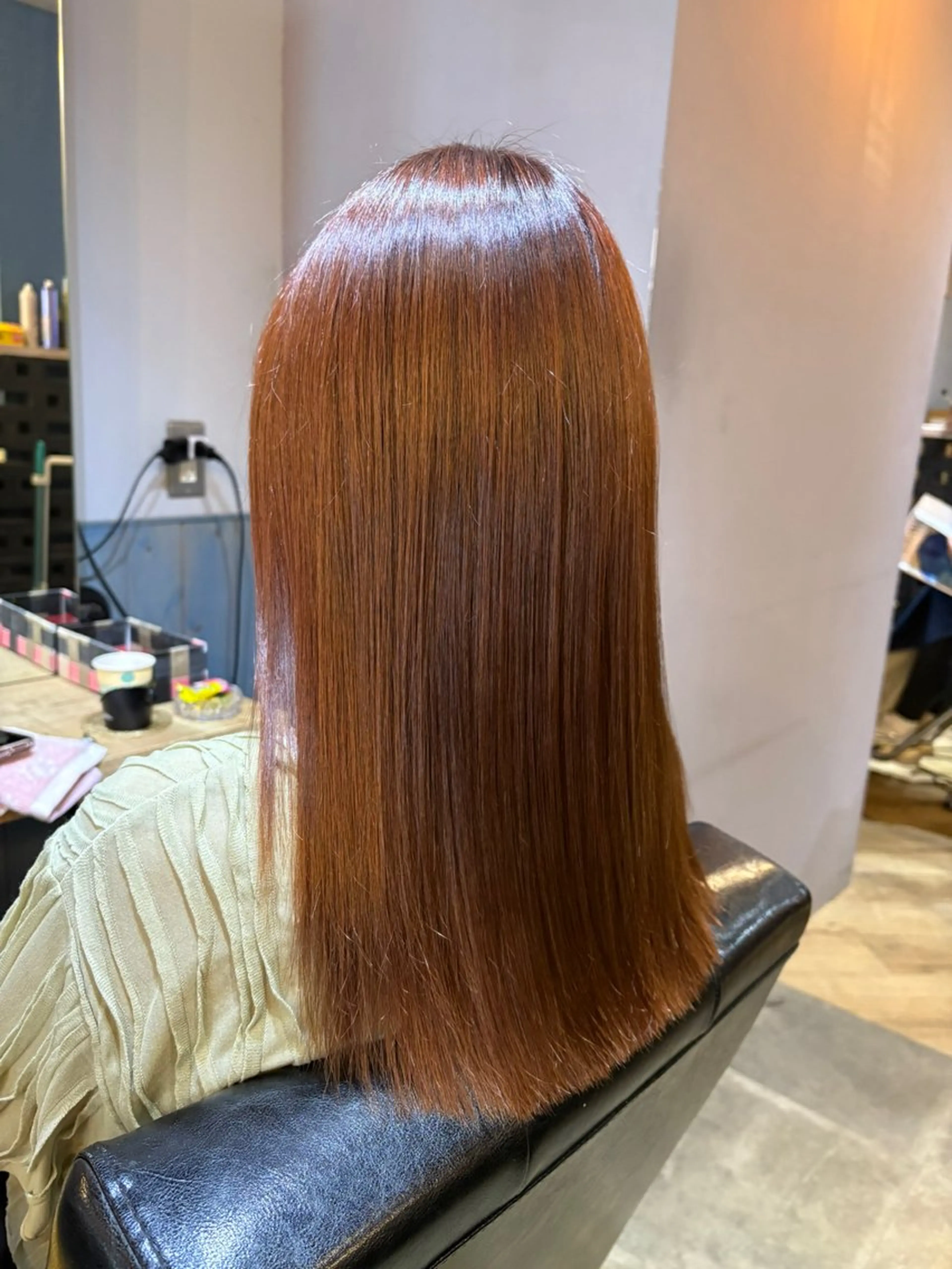 ロング カット ヘアカラー トリートメント agu hair fonte   大泉学園所属・園田 彩音のヘアスタイル