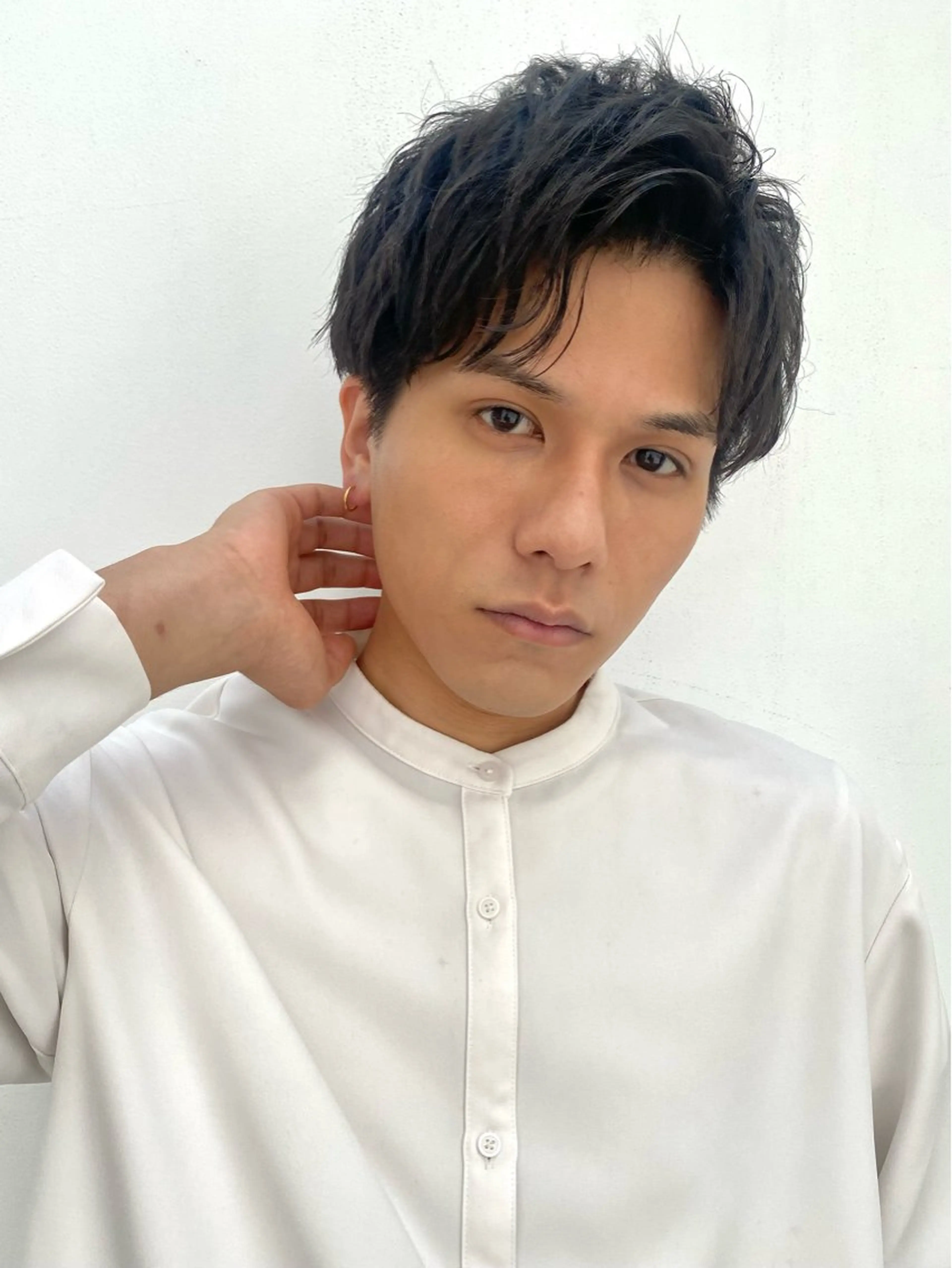 メンズ アップバング メンズパーマ カット パーマ 原宿/メンズカット/ 眉ワックス/坂入朱美の眉毛・アイブロウイメージ