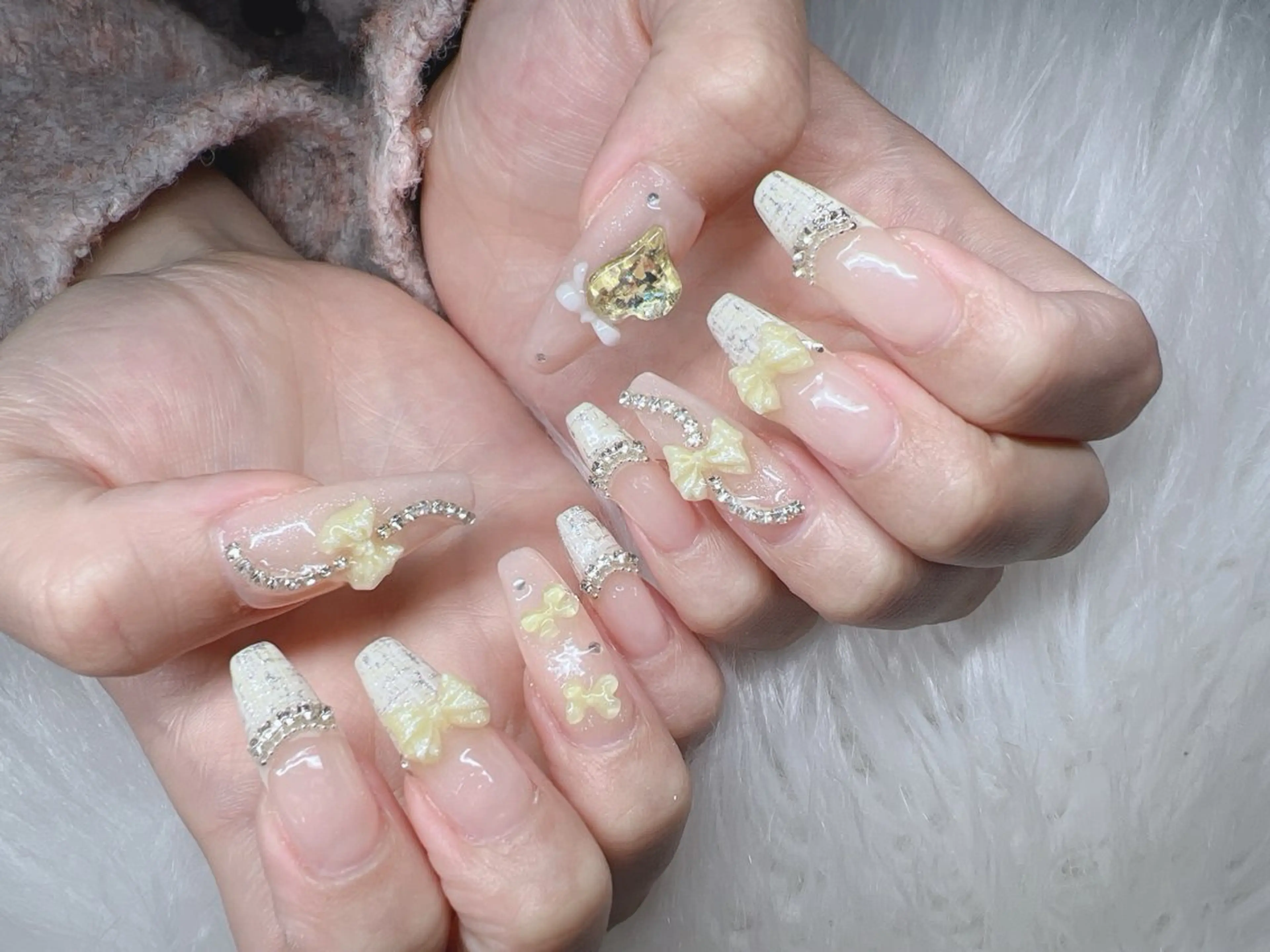 ネイル ハンドネイル Lee Nails チップ長さだし専門店のネイルデザイン