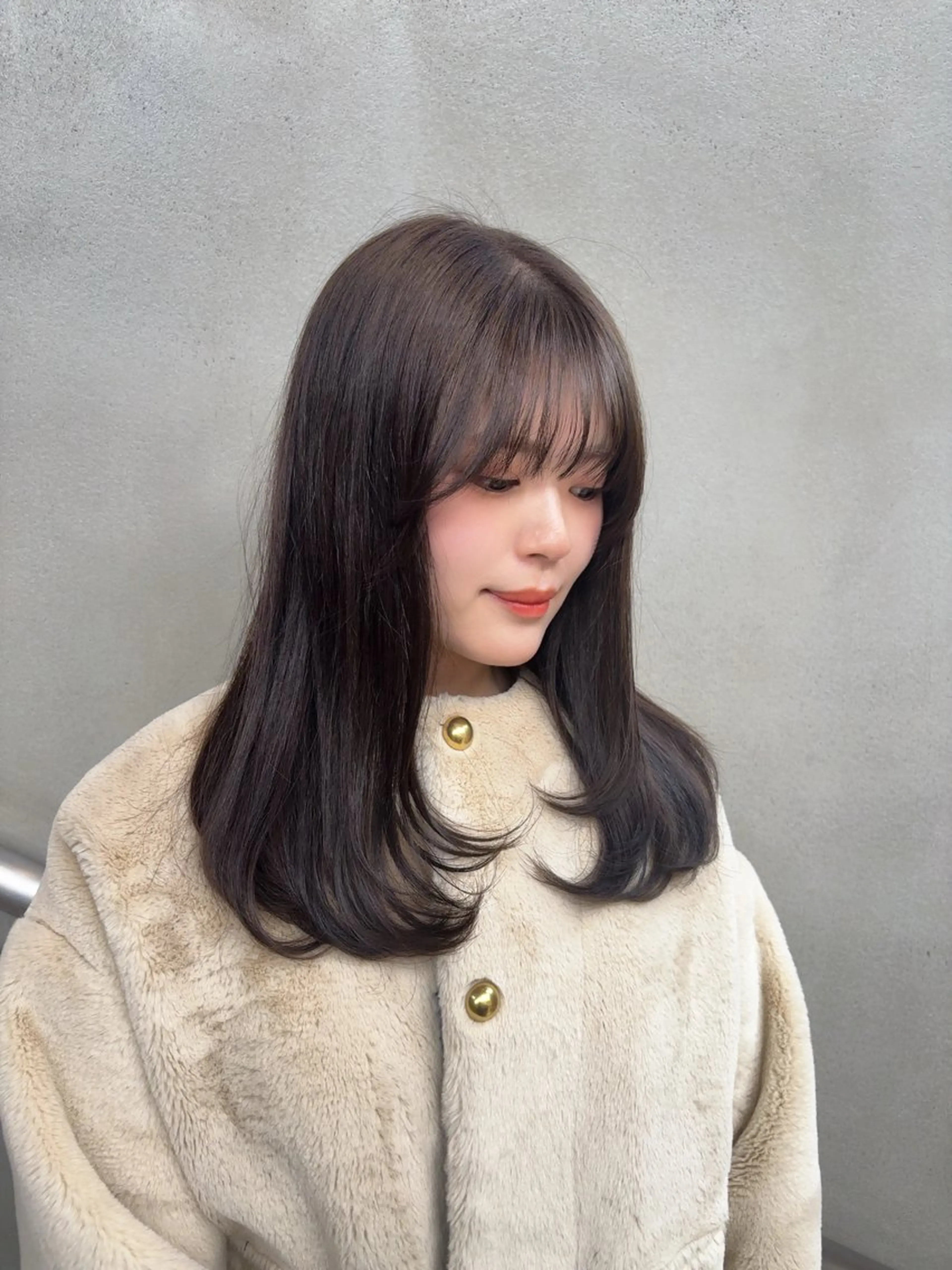 カラー ベージュカラー オリーブベージュ カット ヘアカラー トリートメント 髪質改善/ ナカケイナ🍀のヘアスタイル