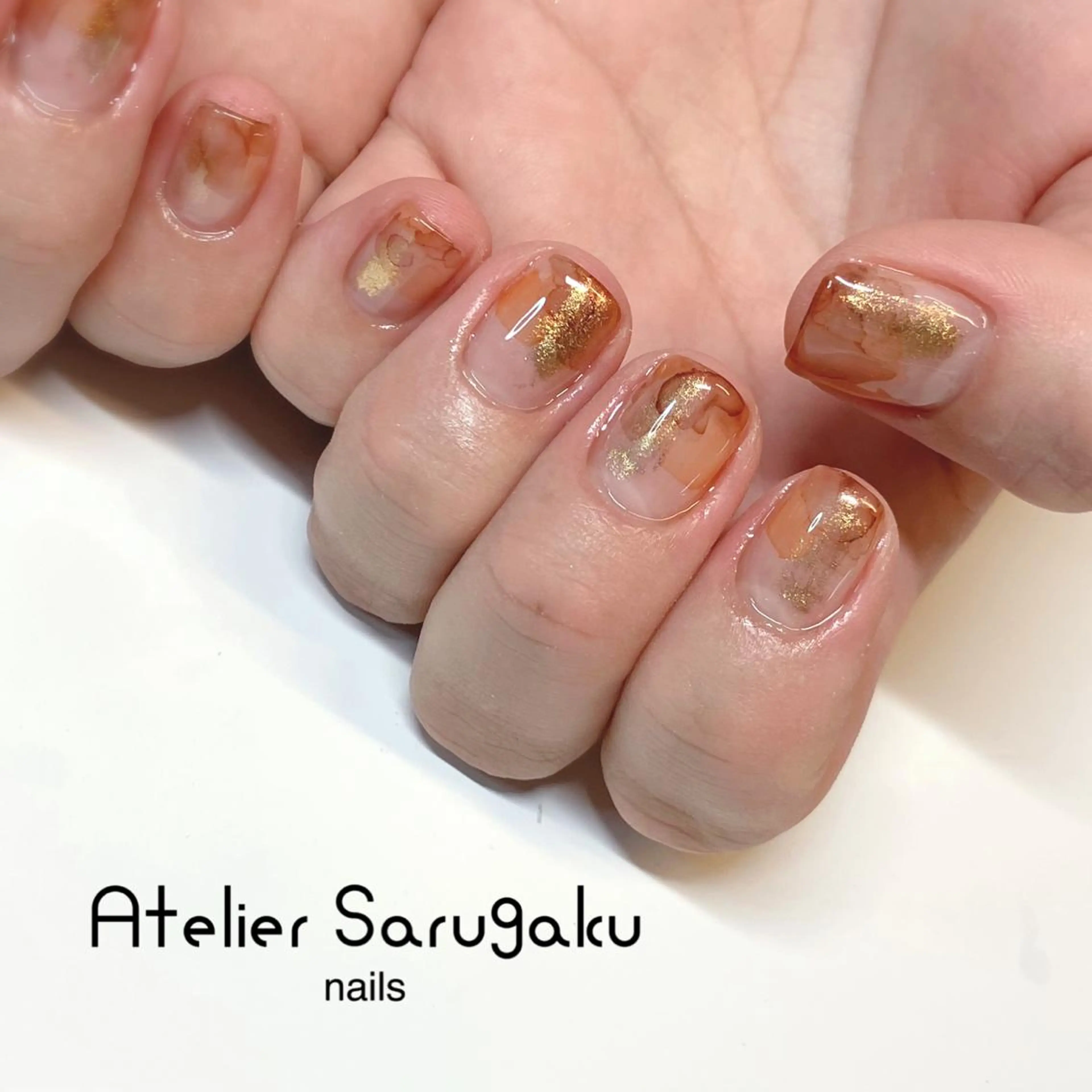 ニュアンスアート(当店ジェルオフフィルイン込み)の写真