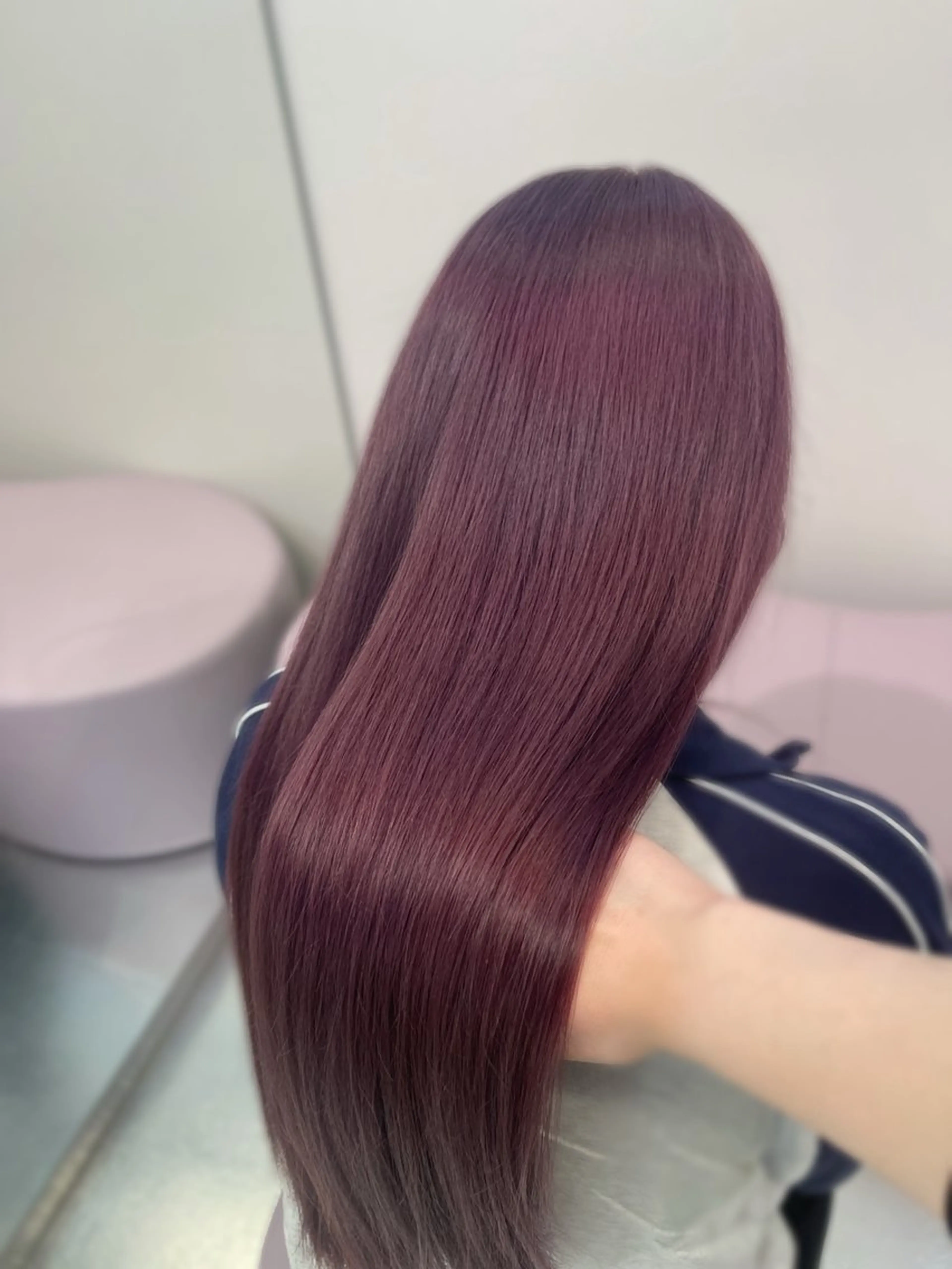 ロング カラー ベージュカラー ピンクカラー ピンクベージュ ヘアカラー MEI / ブリーチカラー/名駅のヘアスタイル