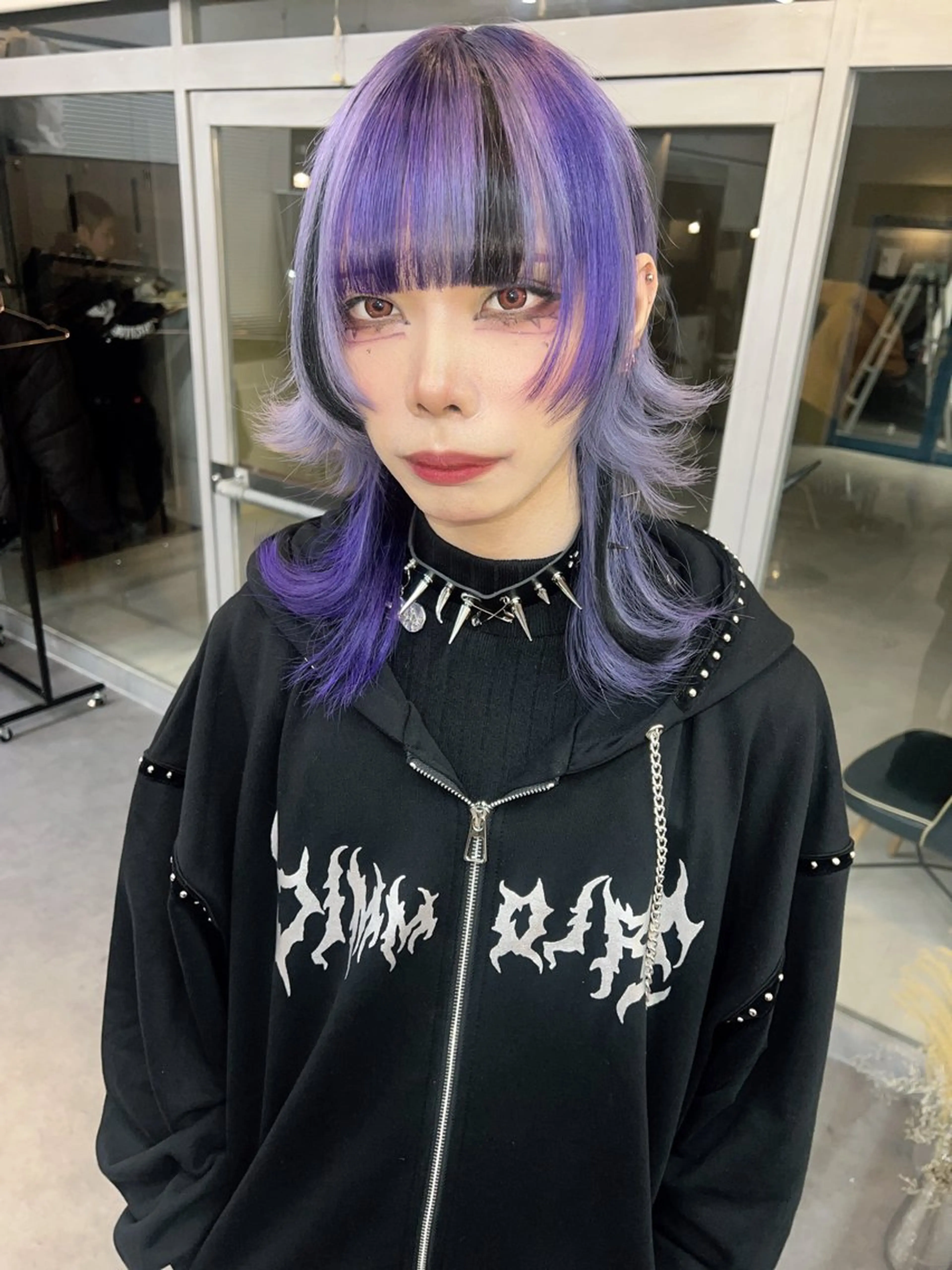 ミディアム 【ロングウルフカット 姫カット】伊藤裕哉のヘアスタイル