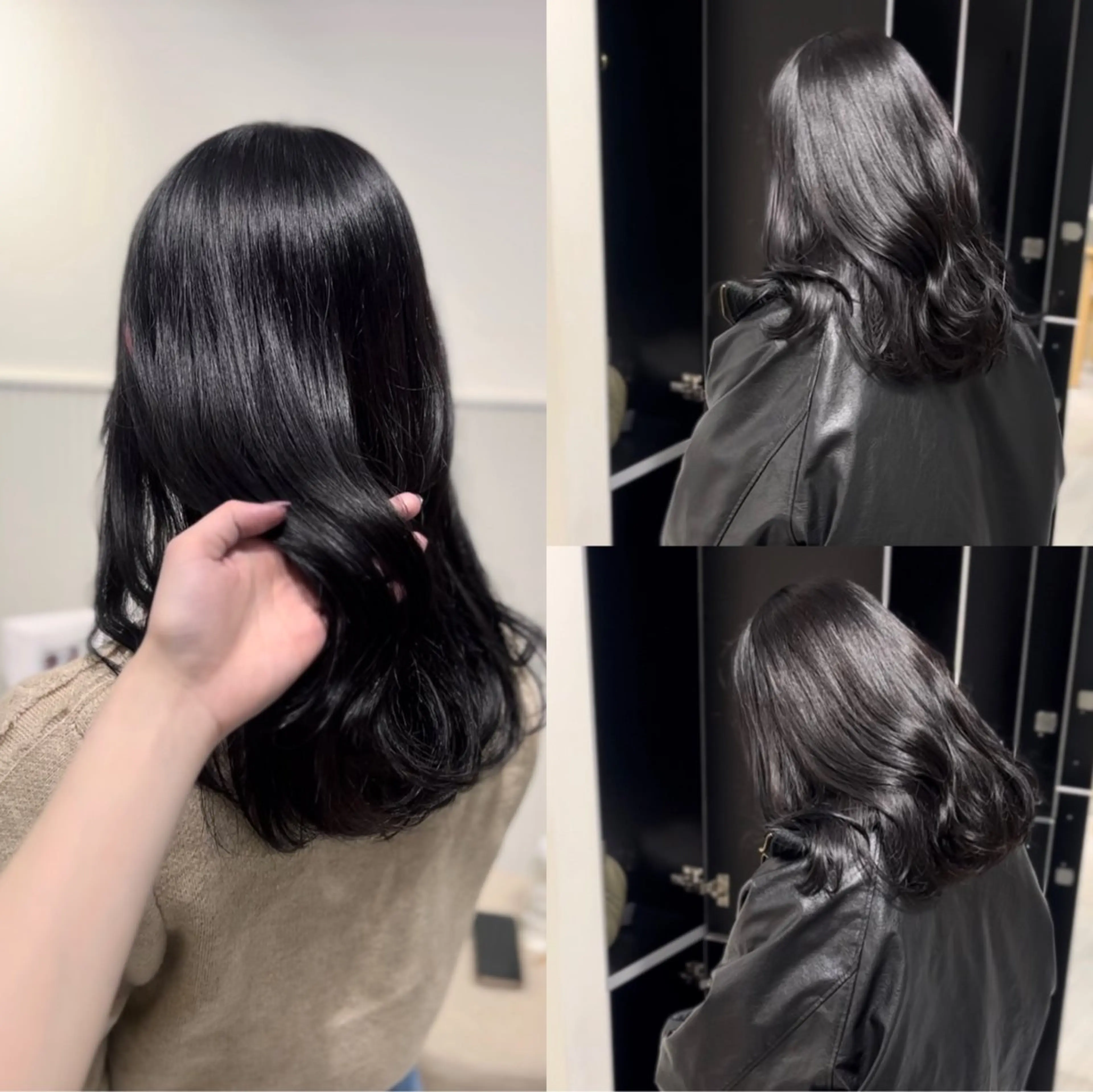 セミロング カラー LOVEST Rihoのヘアスタイル