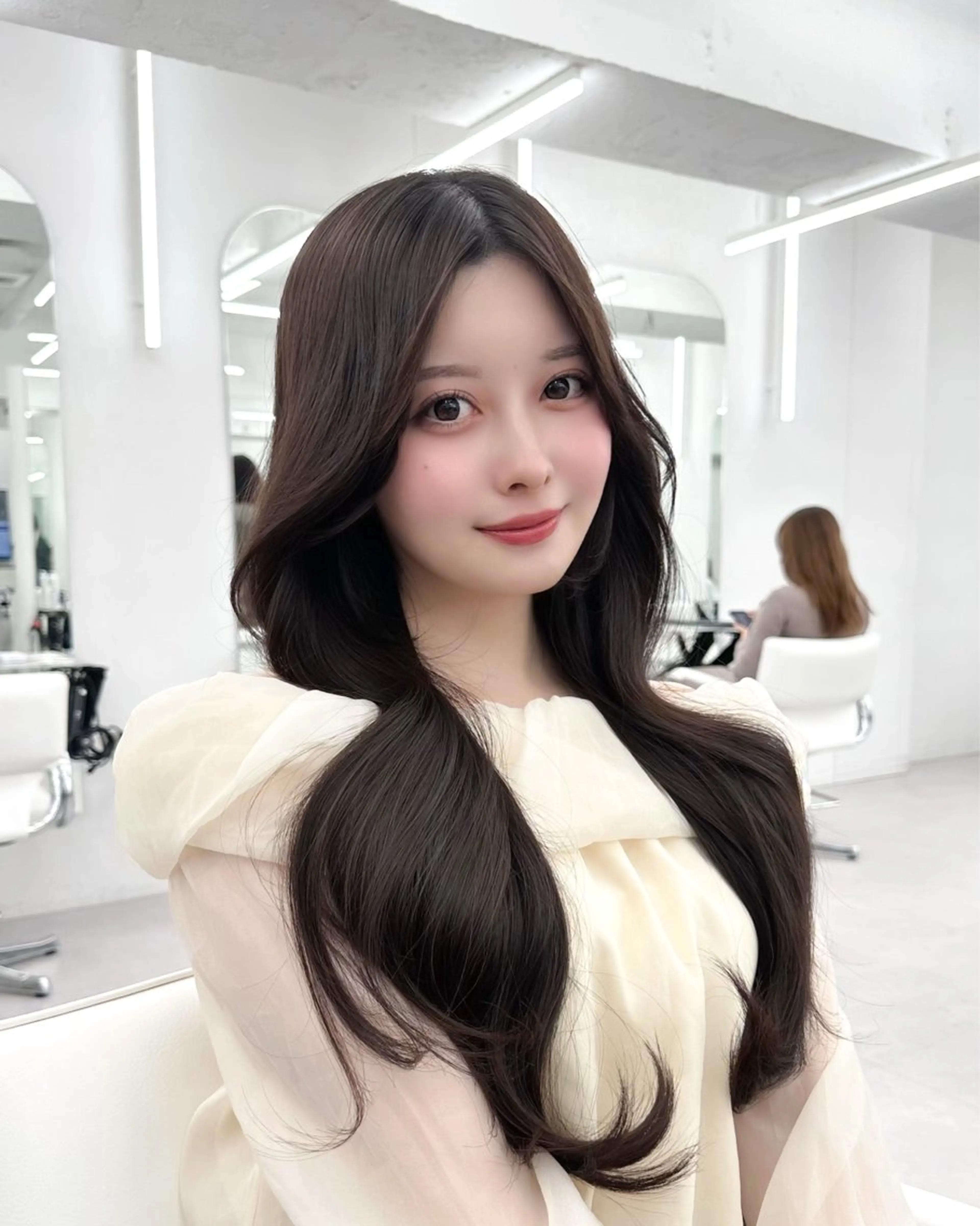 セミロング カラー メンズ メンズ韓国風 透明感カラー 韓国風ヘア レイヤーカット カット ヘアカラー トリートメント ヘッドスパ ヘアセット 前髪顔まわりカット 🌈中村海聖のヘアスタイル