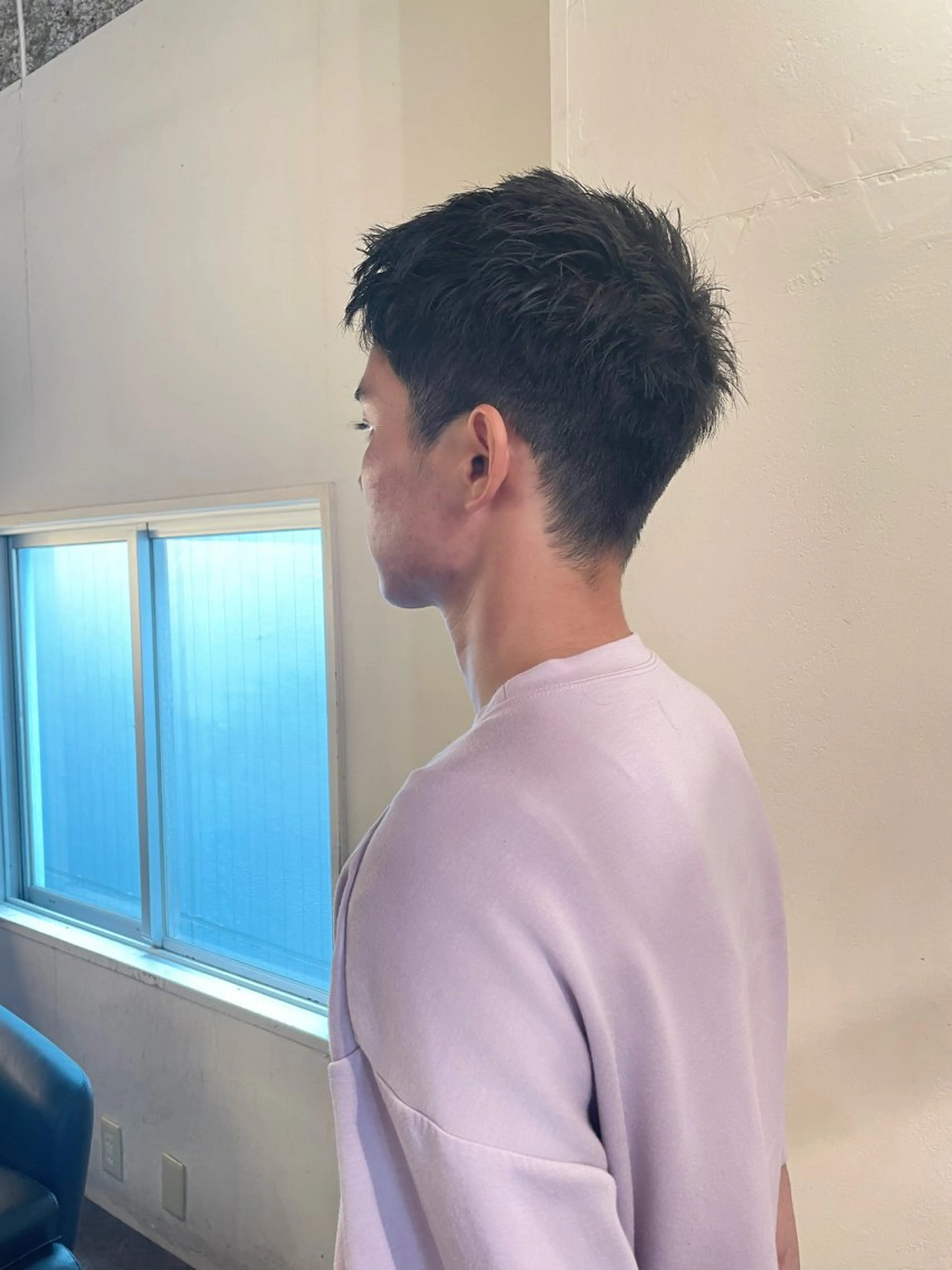 メンズ 刈り上げ 髪質改善カラー ベージュ🤎YUMEのヘアスタイル