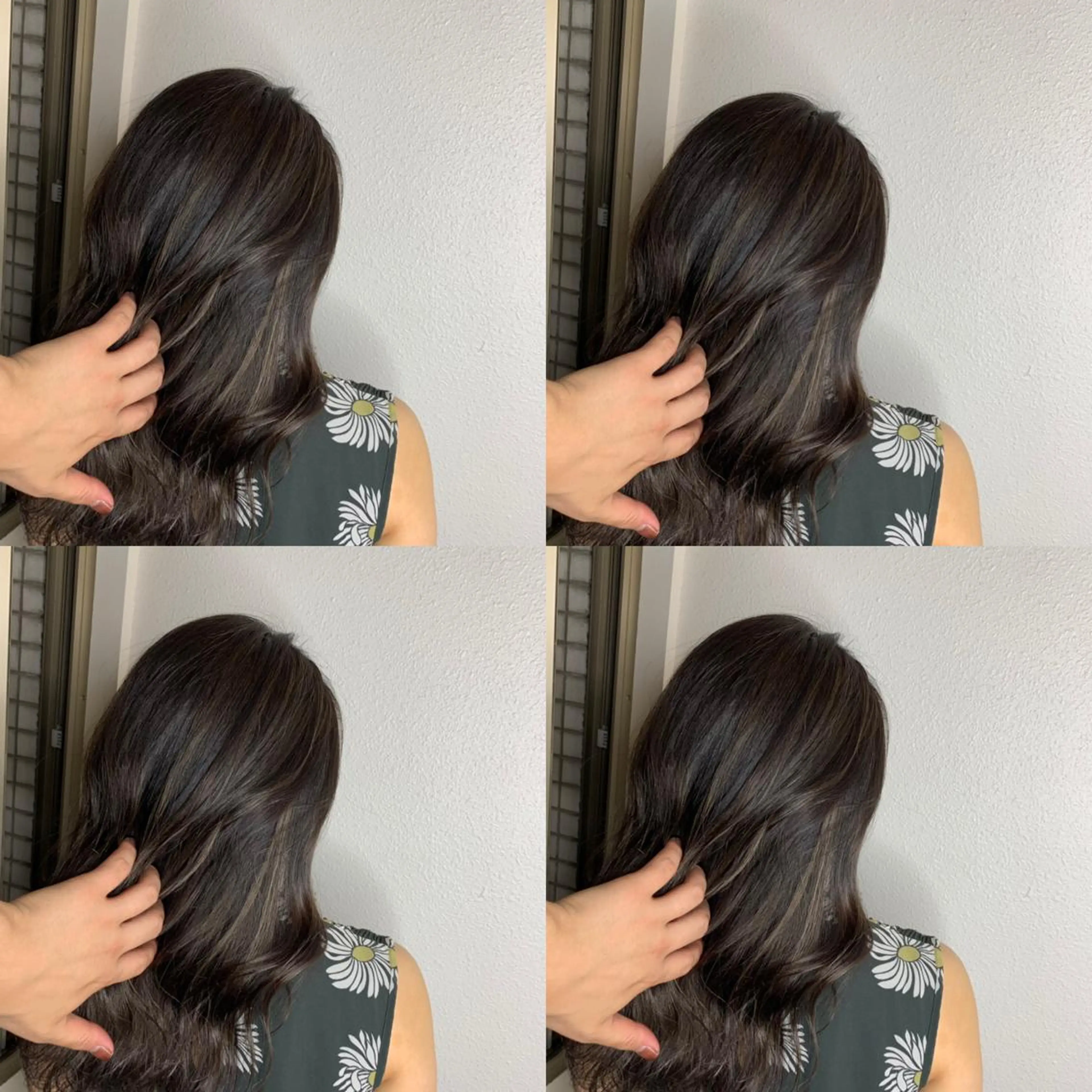 ミディアム カラー デザインカラー ハイライトカラー ハイライト 似合わせカット ヘアカラー 似合わせ/ブリーチ カラー.岡田友仁のヘアスタイル