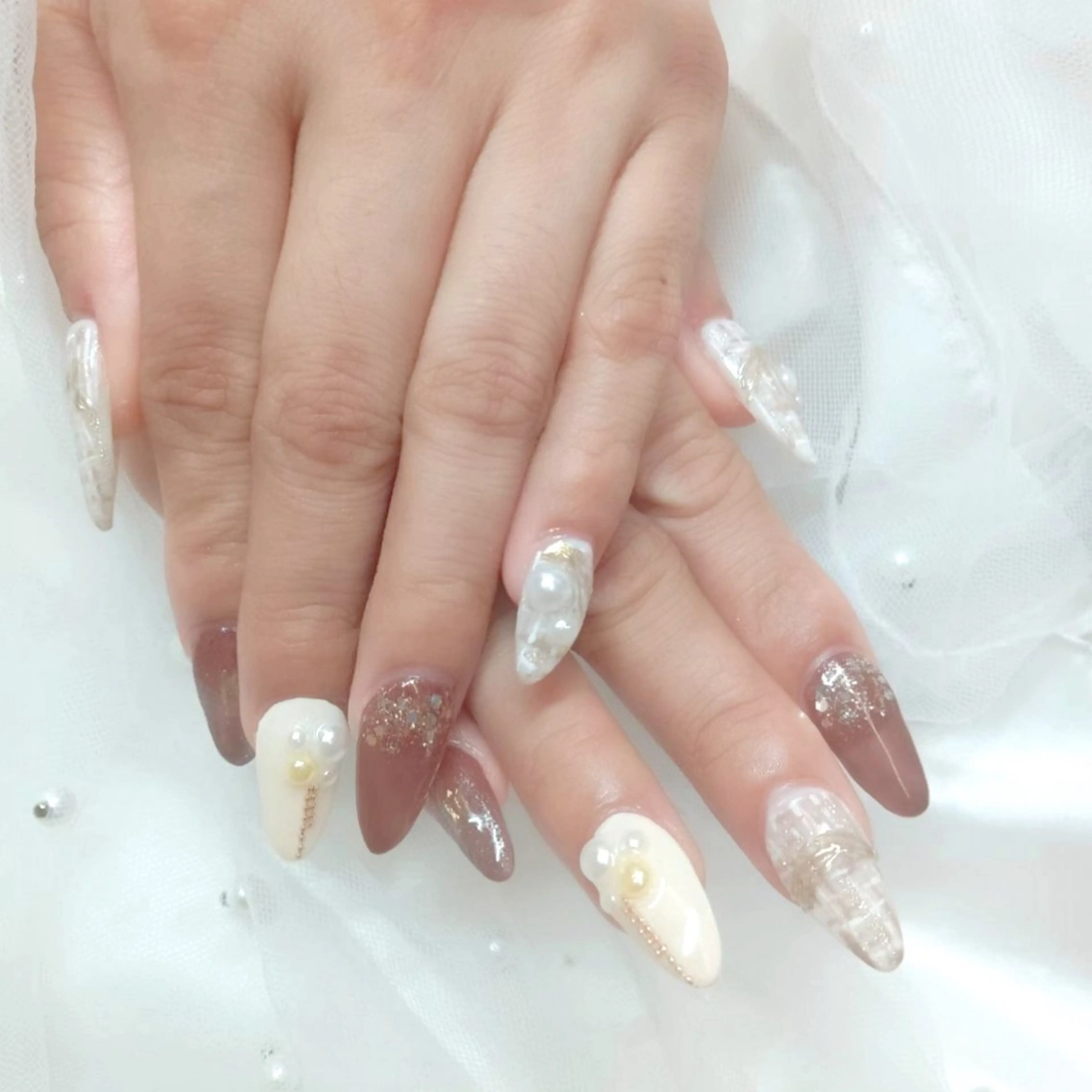 ネイル ハンドネイル 柘植 祐子のネイルデザイン