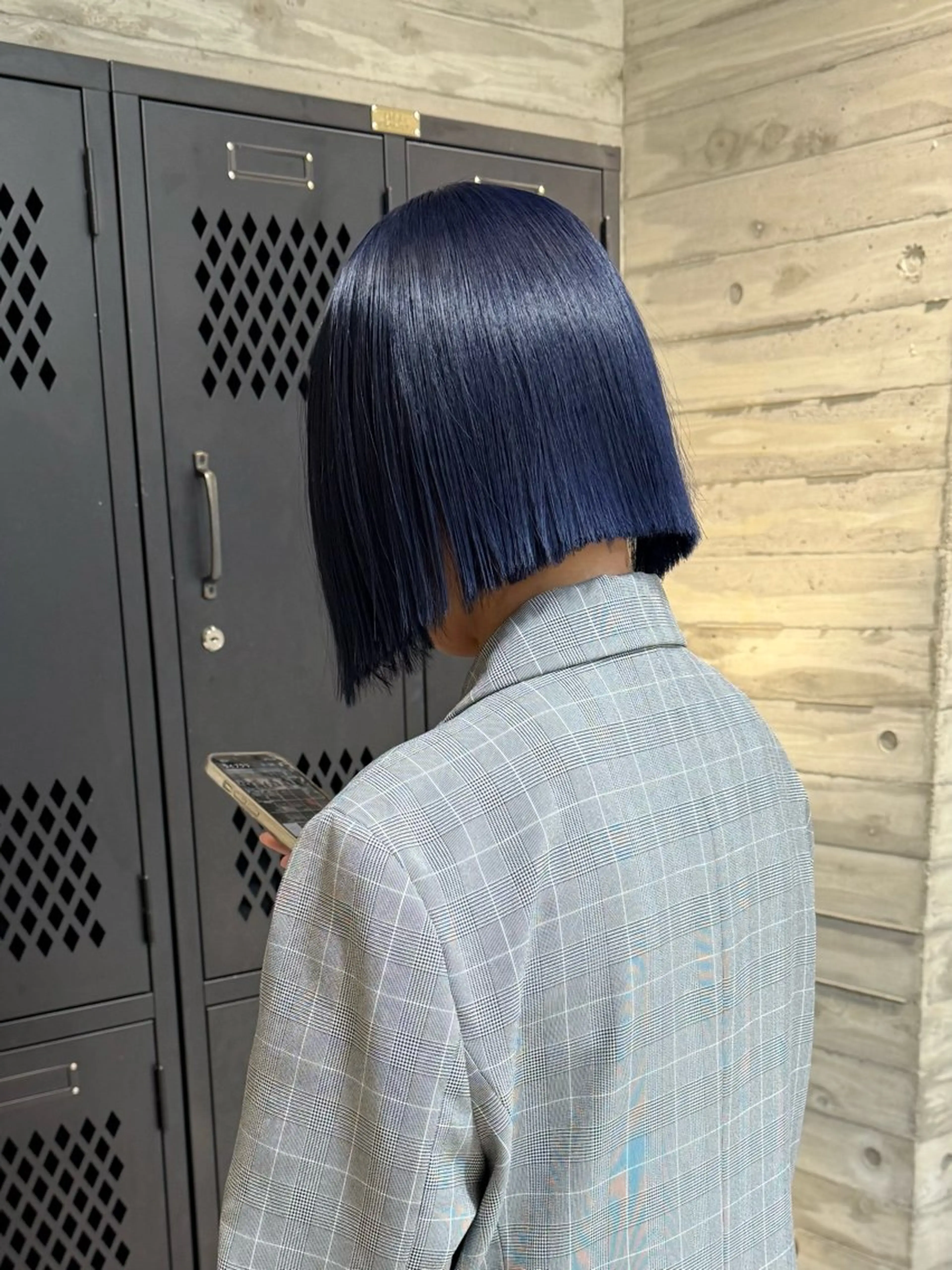 ミディアム カラー ヘアカラー トリートメント 色落ち綺麗透明感カラ /ボブ/ナカツヒカルのヘアスタイル